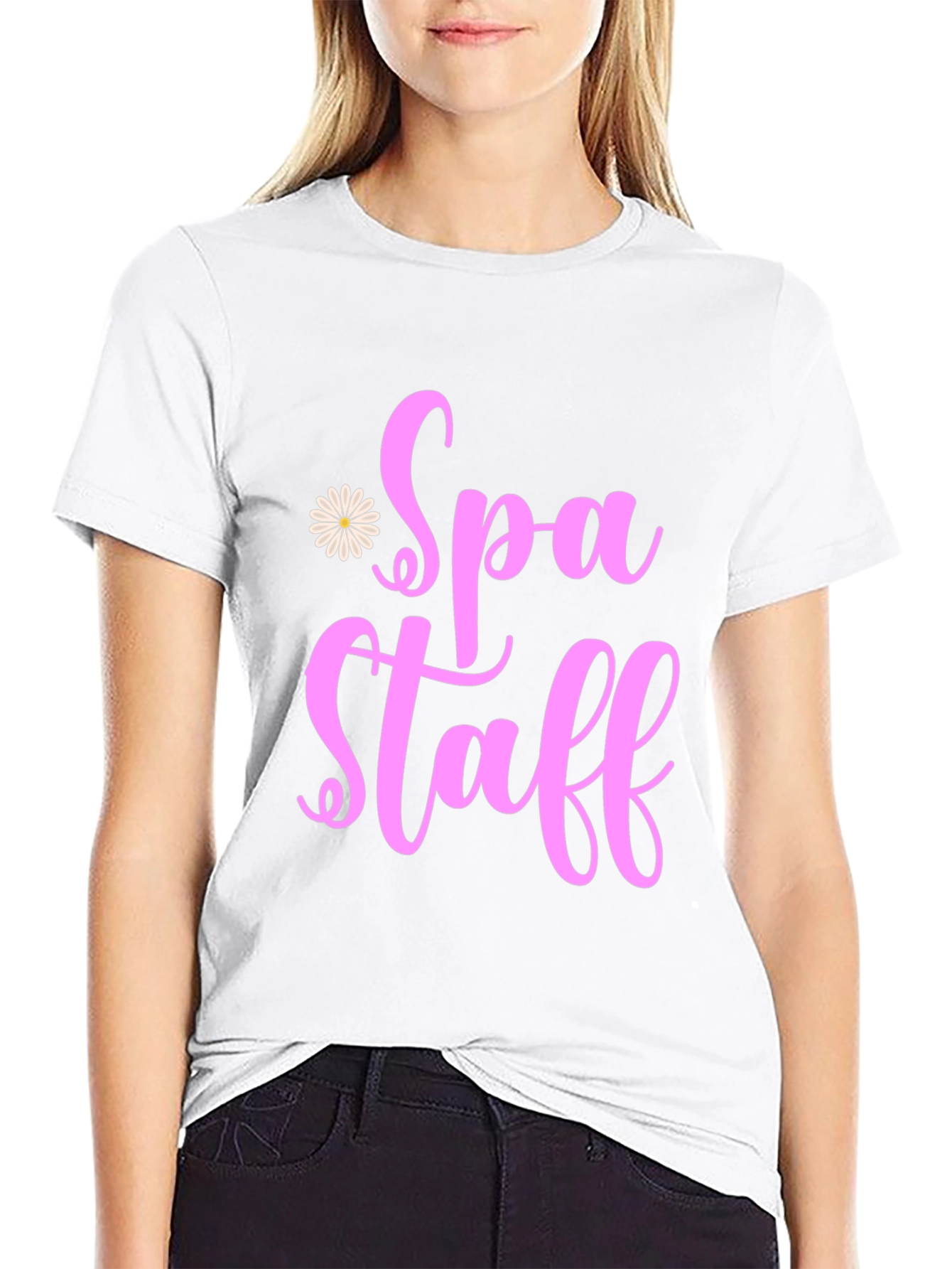 Spa Staff Graphic T-Shirt - Stylish & Comfy