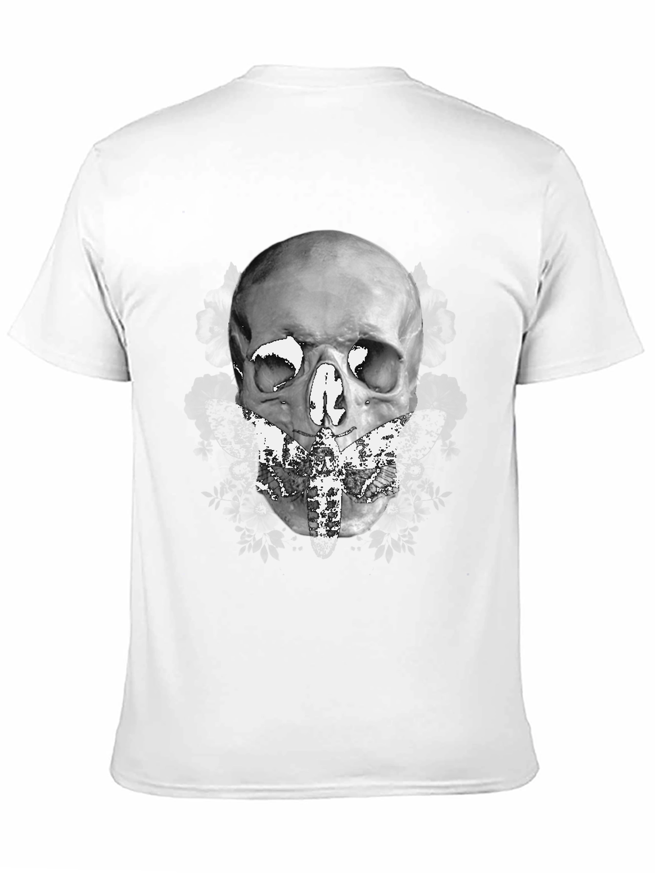 Skull & Moth Graphic T-Shirt