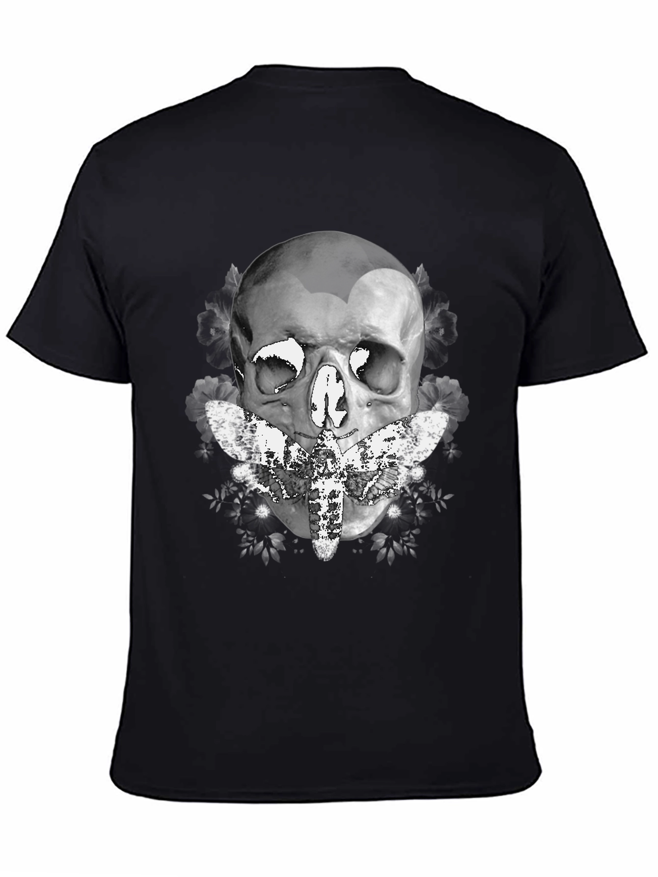 Skull & Moth Graphic T-Shirt