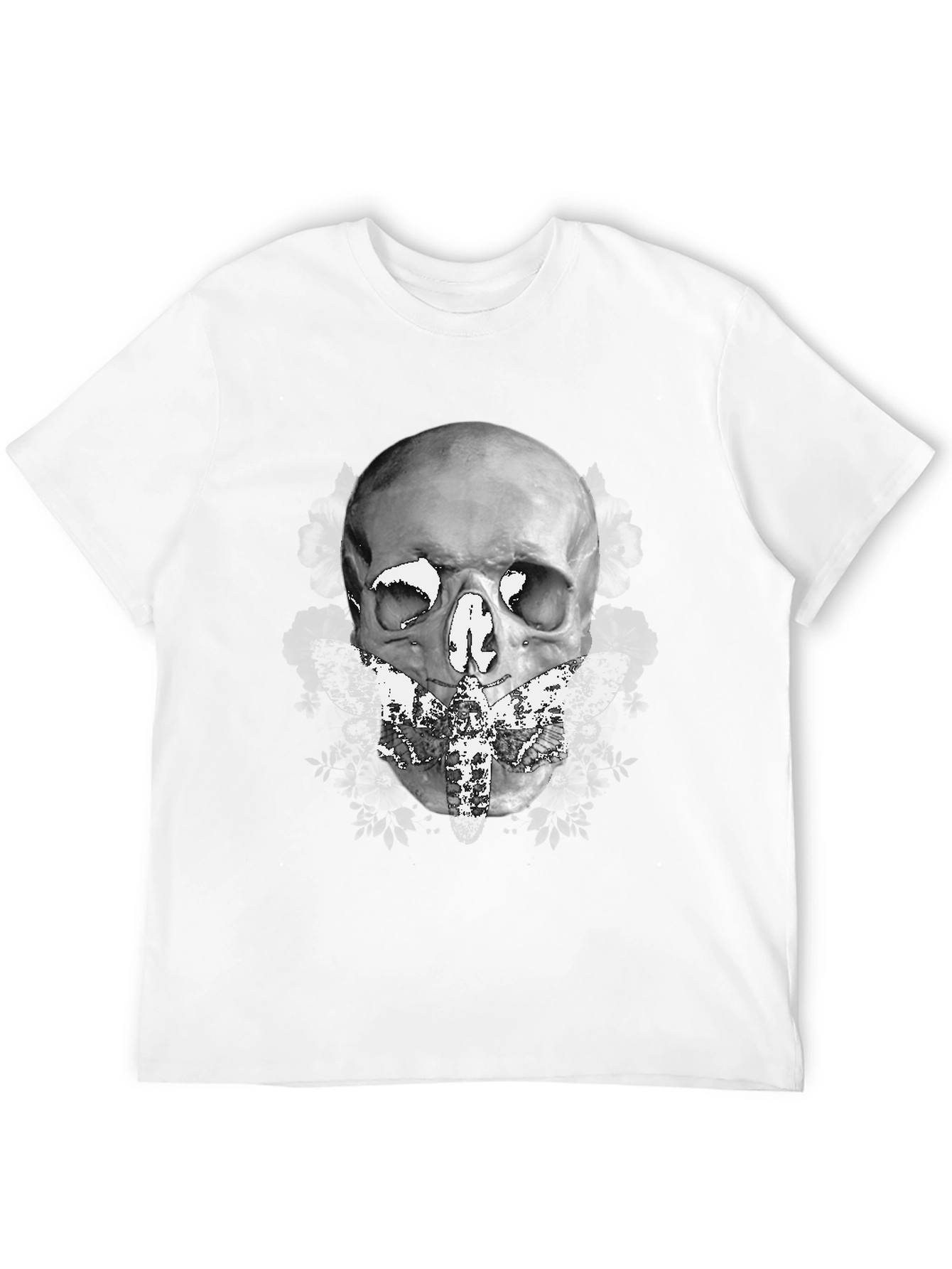 Skull & Moth Graphic T-Shirt