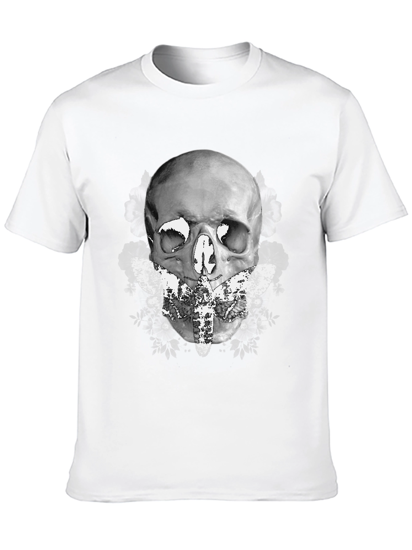 Skull & Moth Graphic T-Shirt