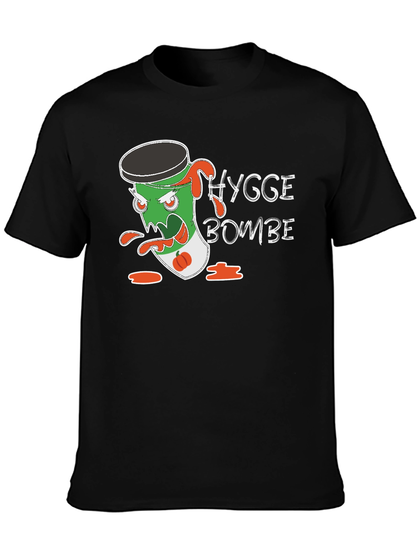 Hygge Bombe T-Shirt - Black Graphic Tee