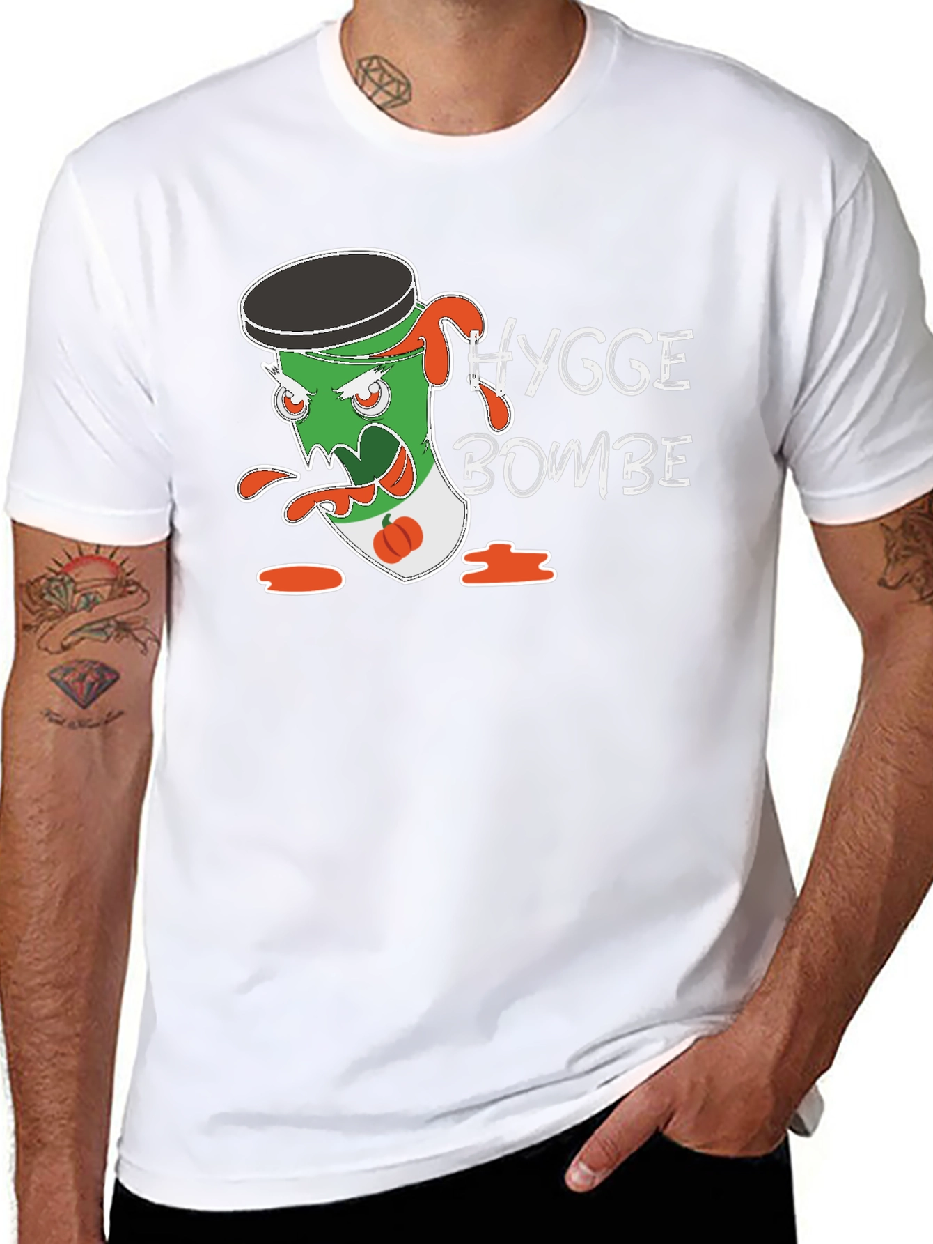 Hygge Bombe T-Shirt - Black Graphic Tee