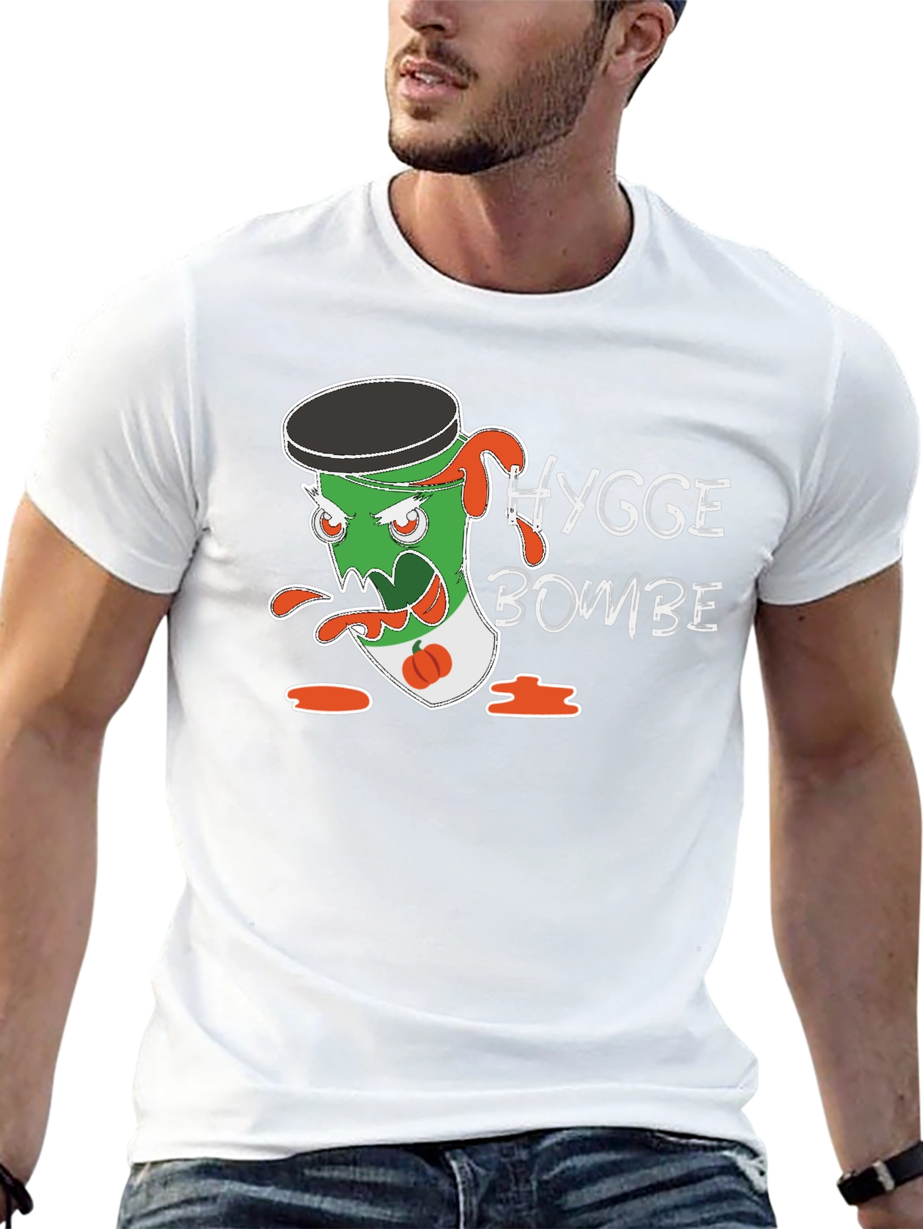 Hygge Bombe T-Shirt - Black Graphic Tee