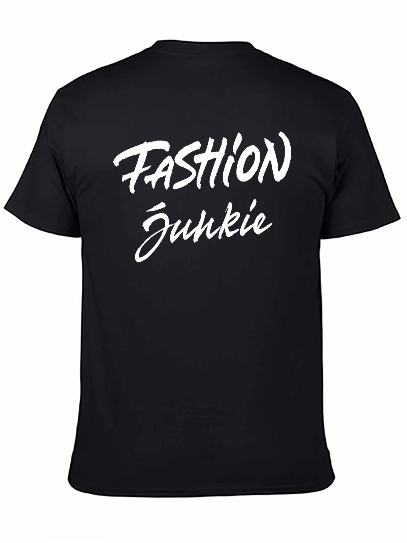 Fashion Junkie Graphic Tee - Black