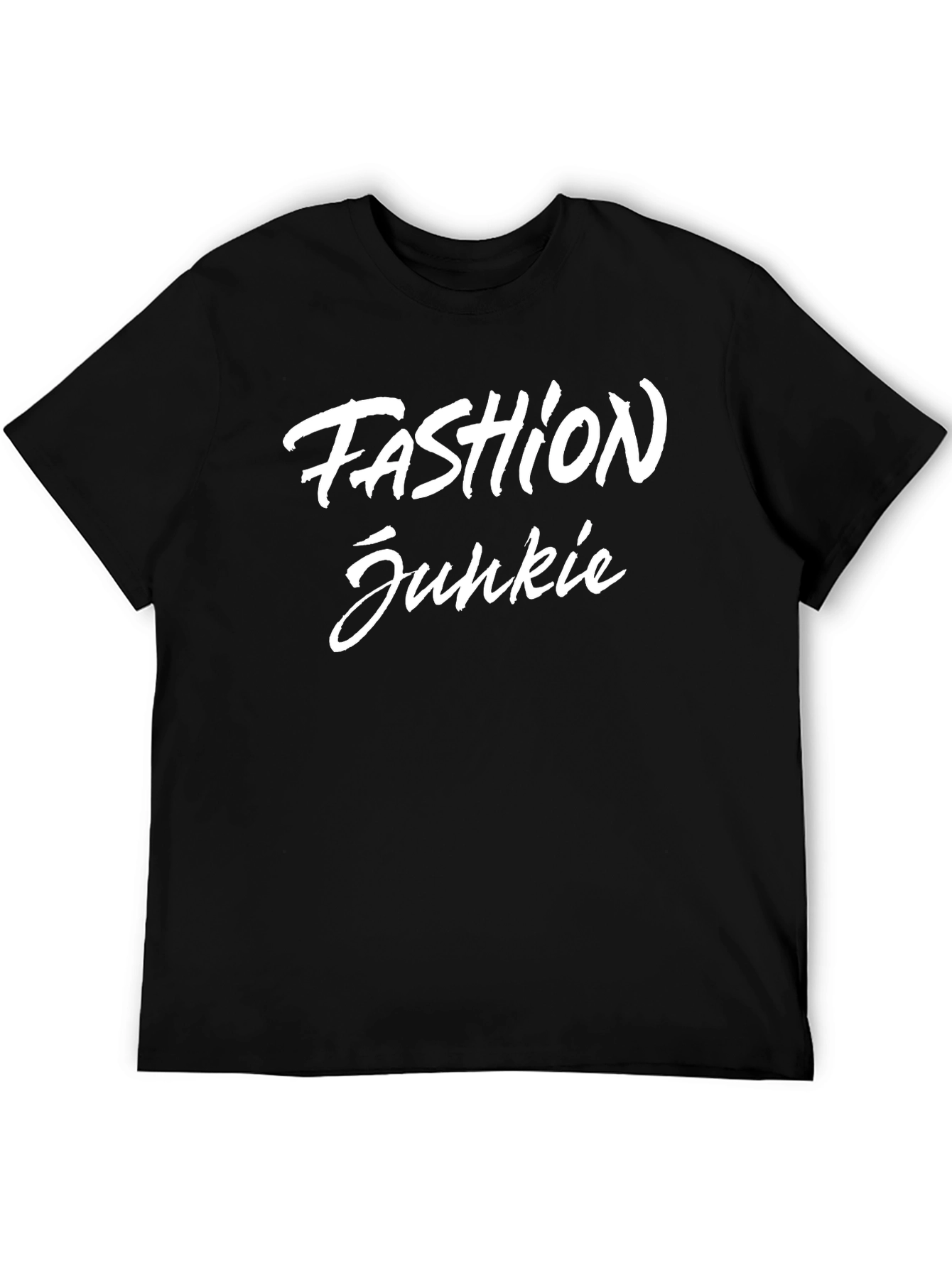 Fashion Junkie Graphic Tee - Black