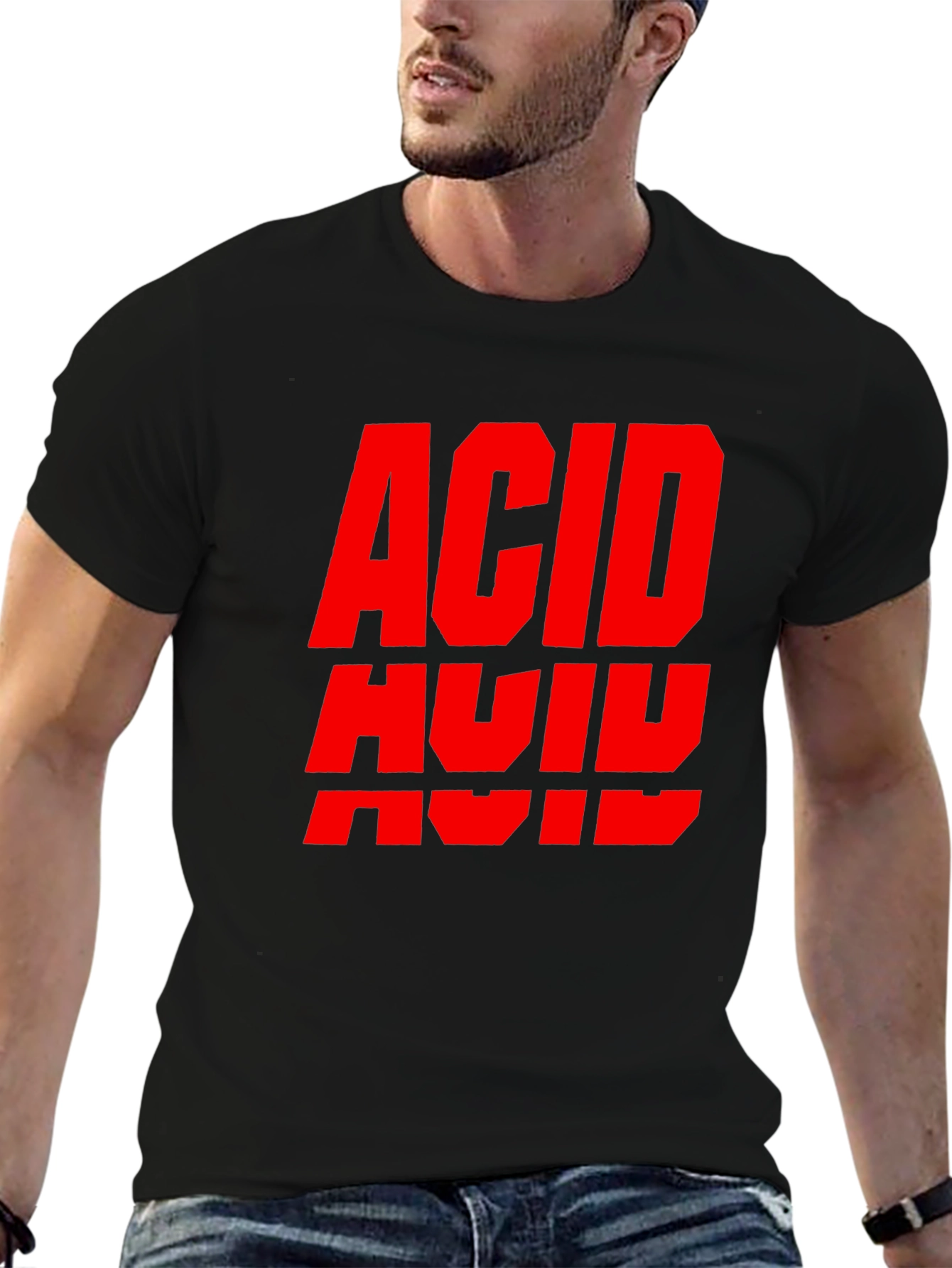 Acid House Rave Black T-Shirt