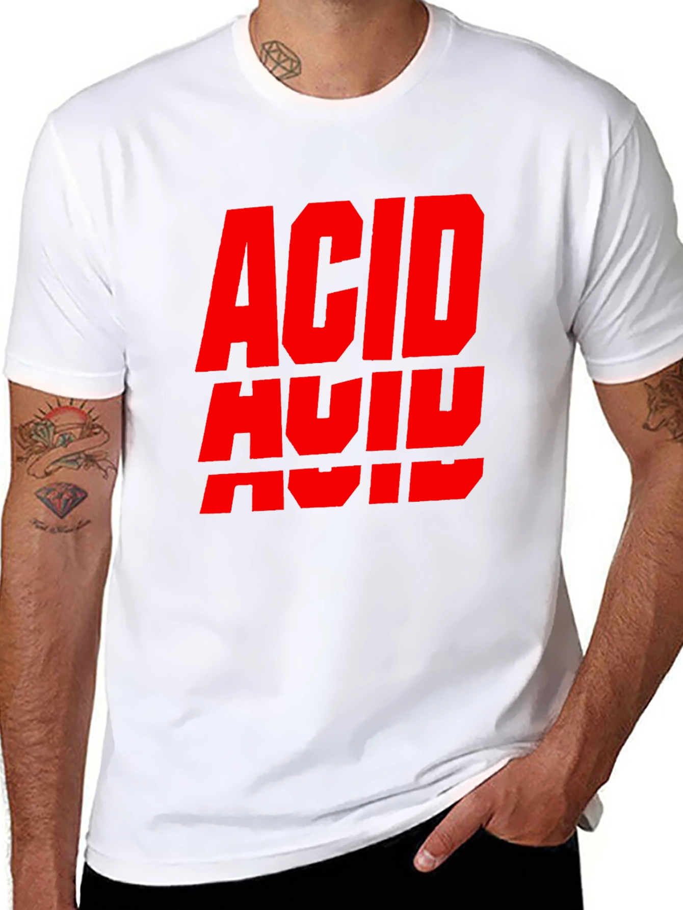 Acid House Rave Black T-Shirt