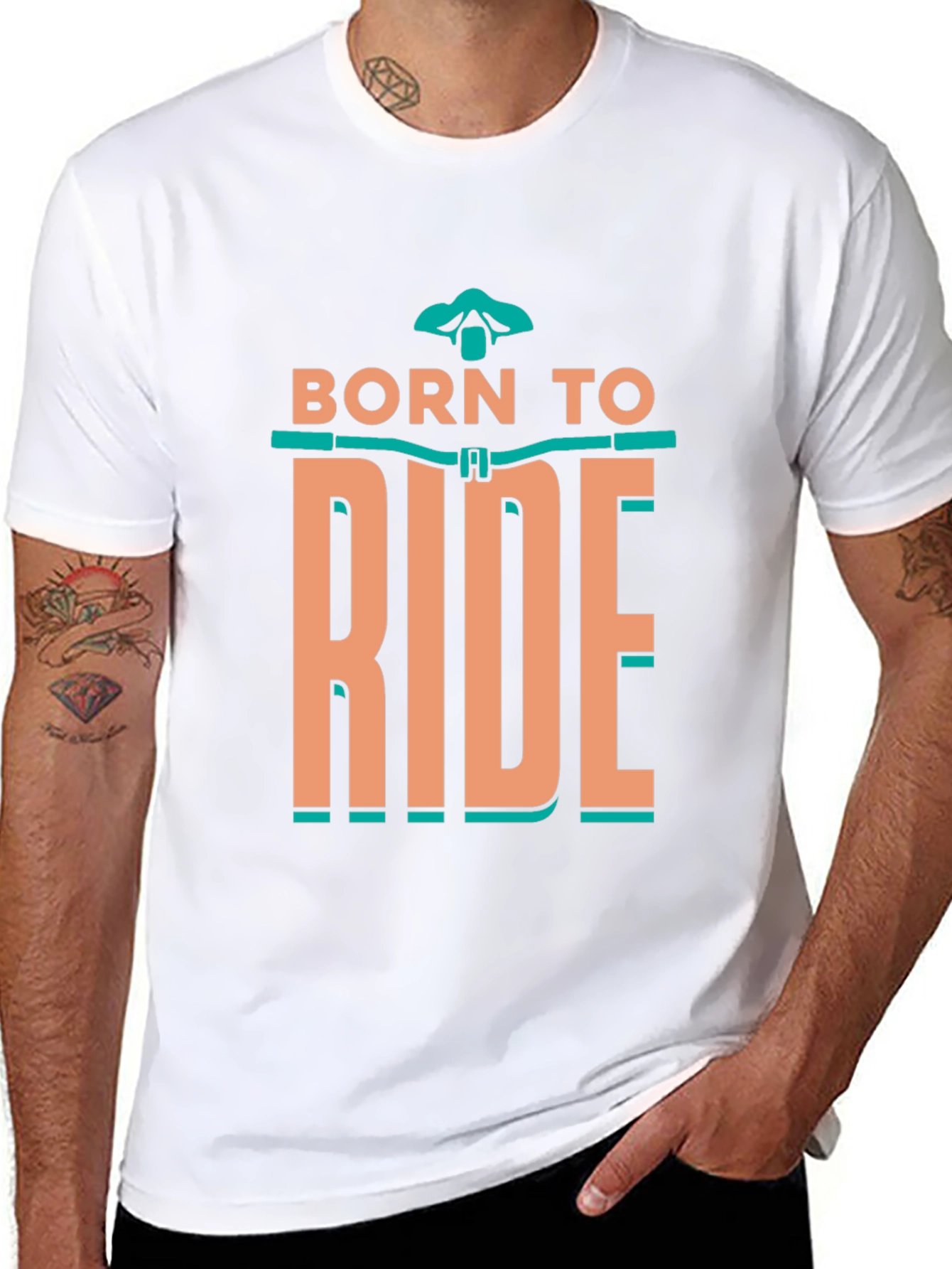 Born to Ride Black Graphic Tee