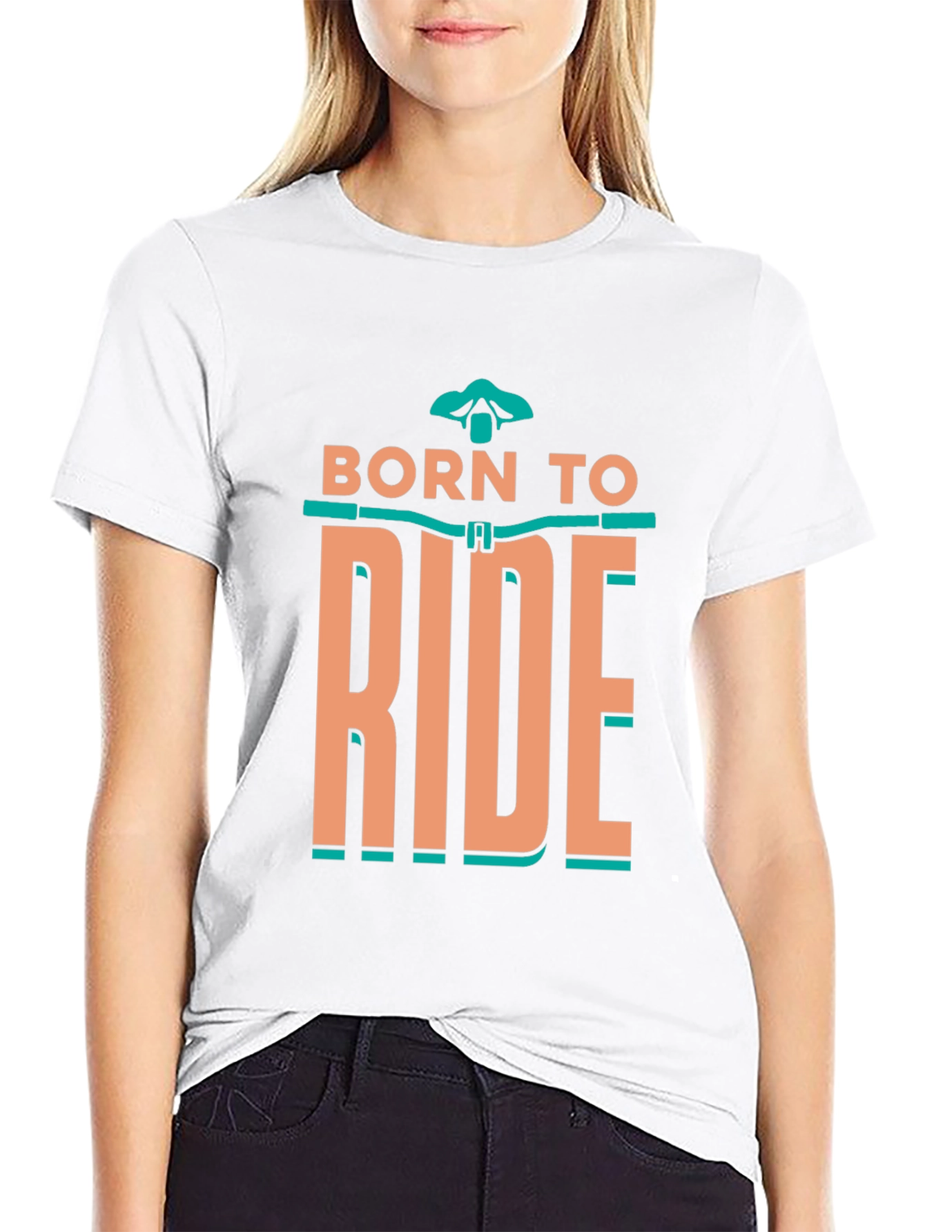 Born to Ride Black Graphic Tee
