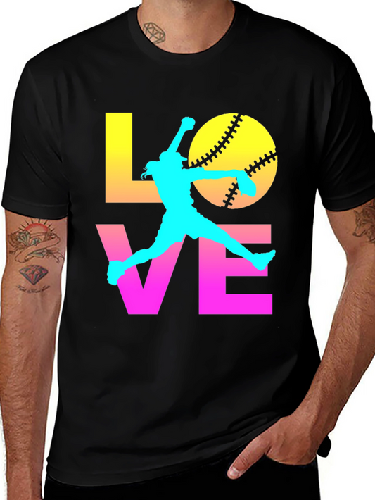 Softball Love Graphic Tee