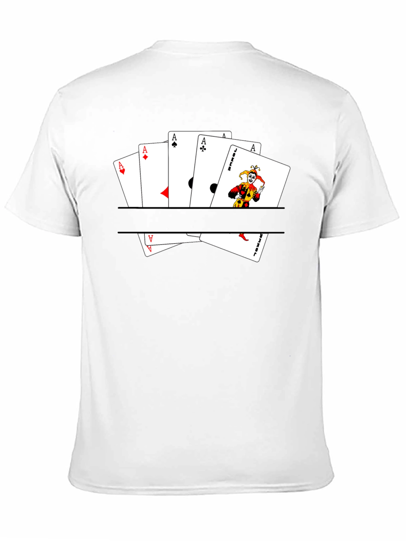 Ace & Joker Card T-Shirt - Mens Graphic Tee