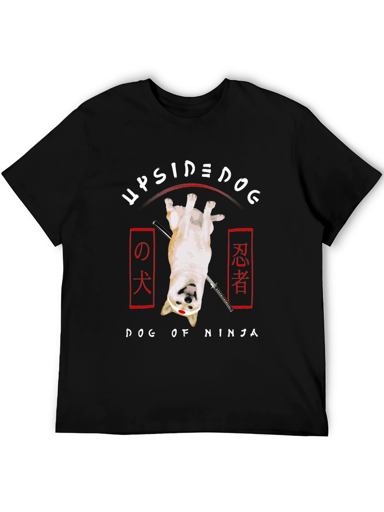 Upside Down Dog of Ninja T-Shirt