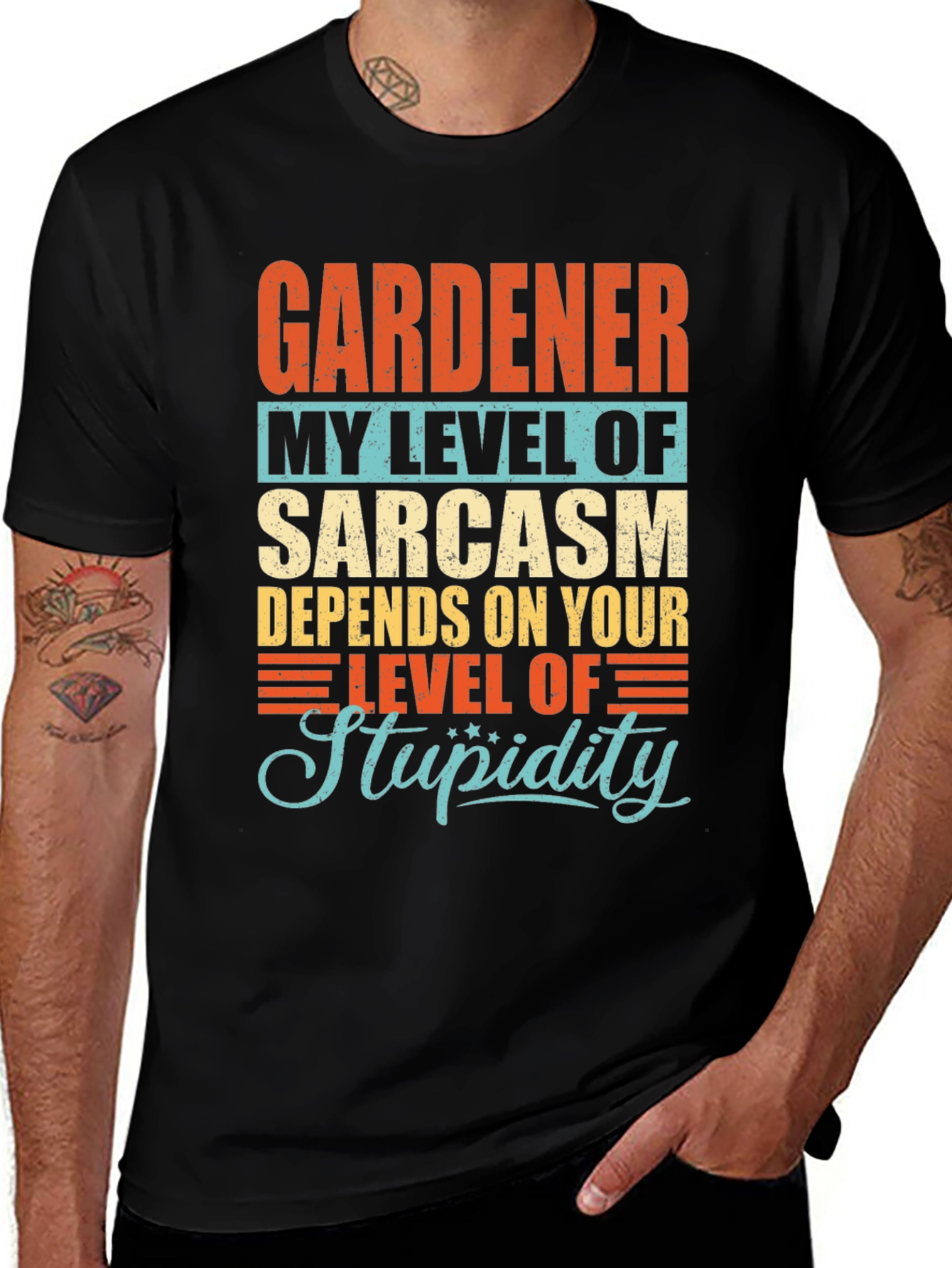 Gardener Sarcasm Level Graphic Tee