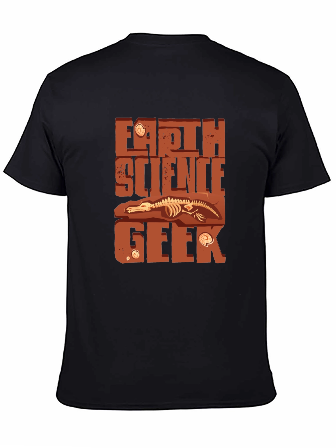Earth Science Geek T-Shirt Fossil Dig Design