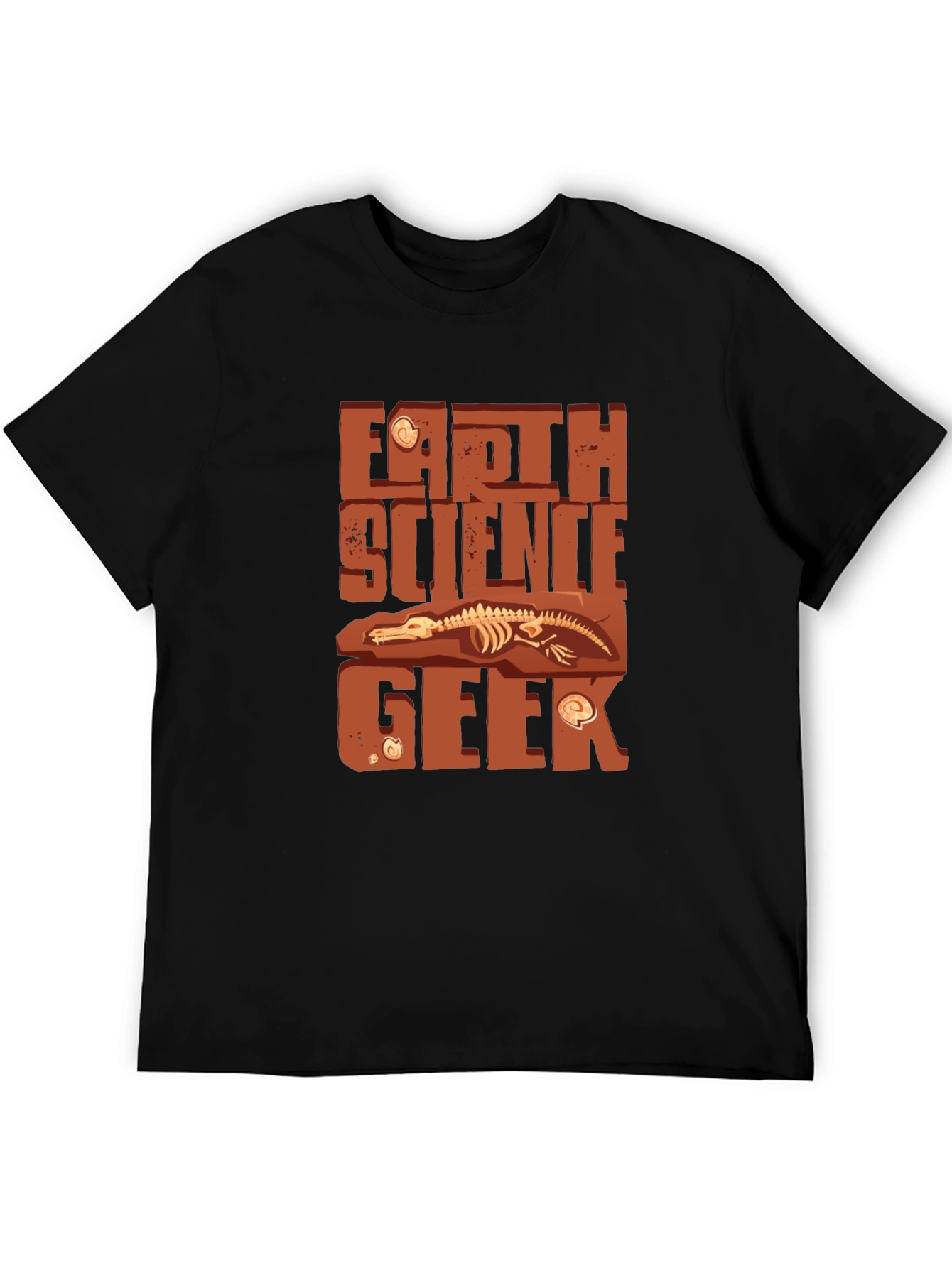Earth Science Geek T-Shirt Fossil Dig Design