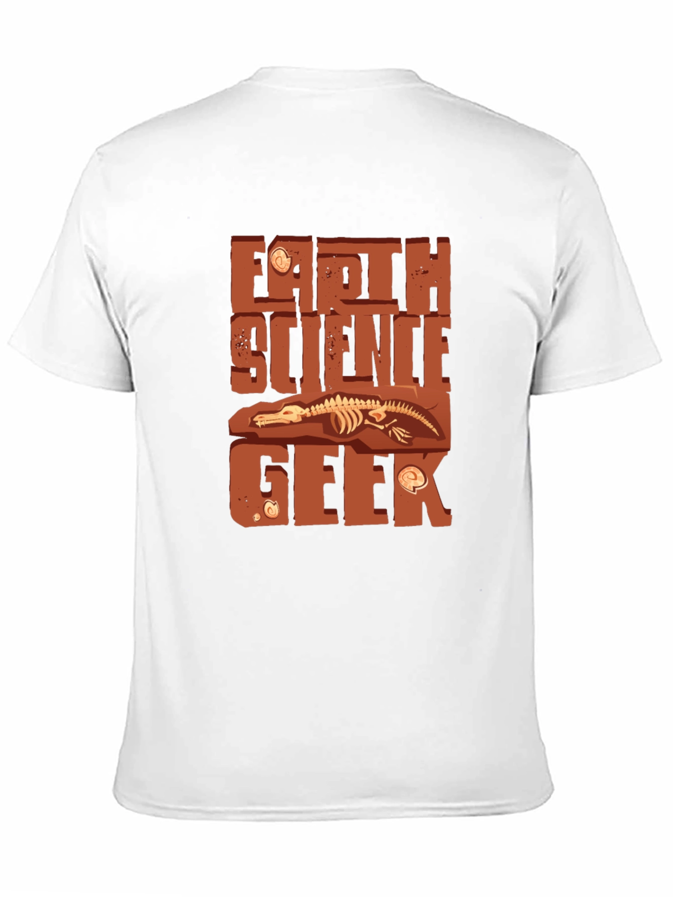 Earth Science Geek T-Shirt Fossil Dig Design