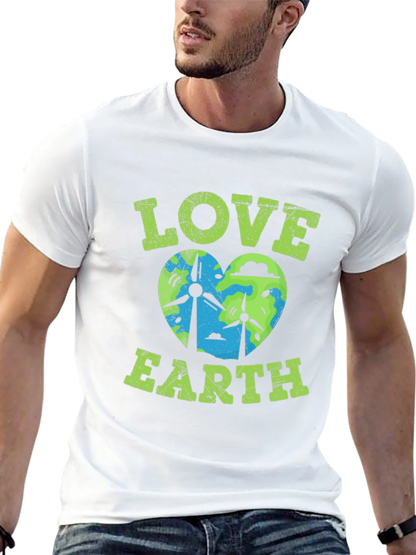 Love Earth Graphic Tee - Eco-Friendly Design
