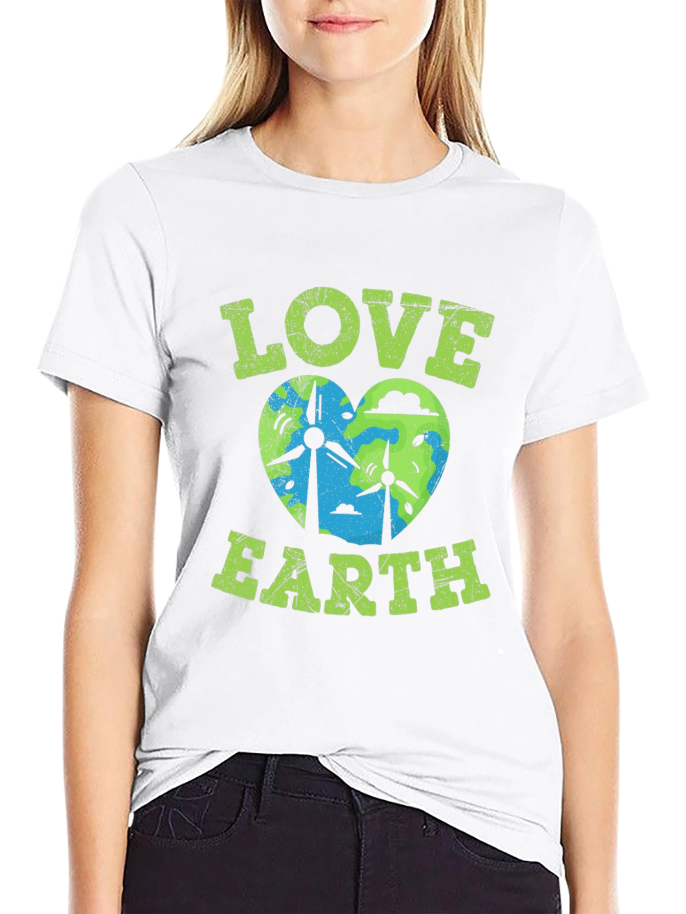 Love Earth Graphic Tee - Eco-Friendly Design