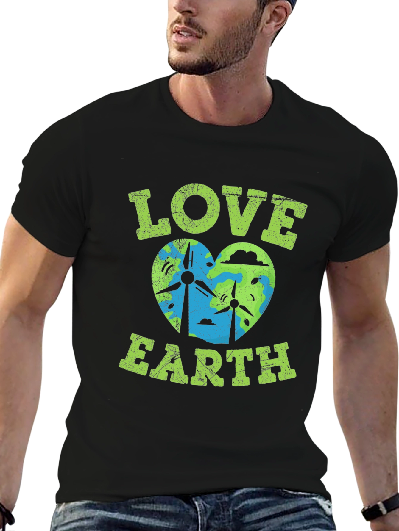 Love Earth Graphic Tee - Eco-Friendly Design