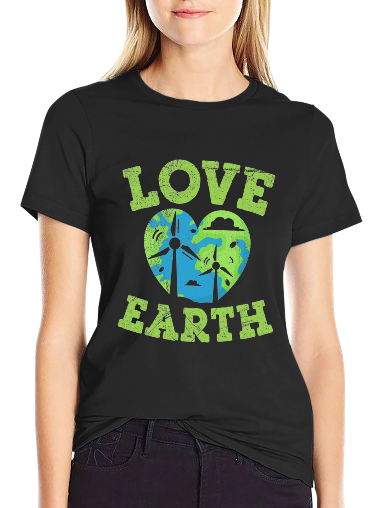 Love Earth Graphic Tee - Eco-Friendly Design