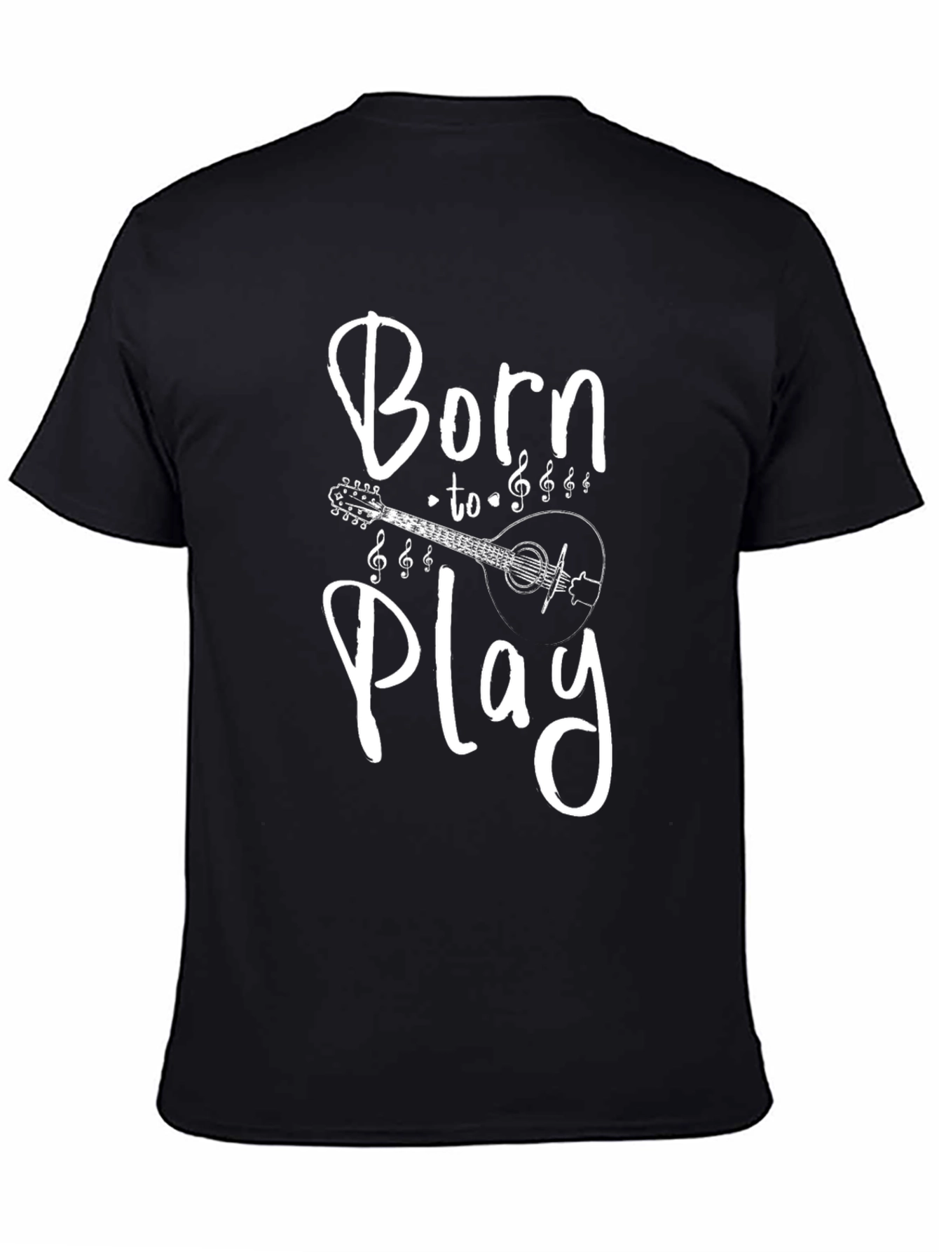 Born to Play Mandolin Graphic T-Shirt