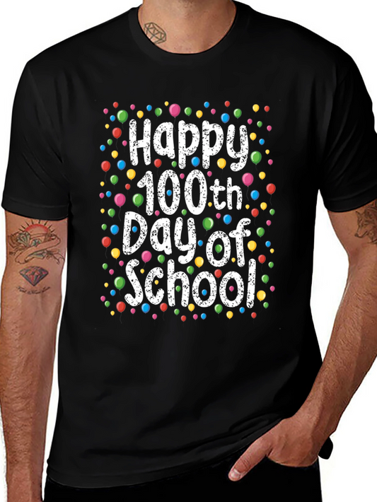 Happy 100th Day of School T-Shirt - Unisex