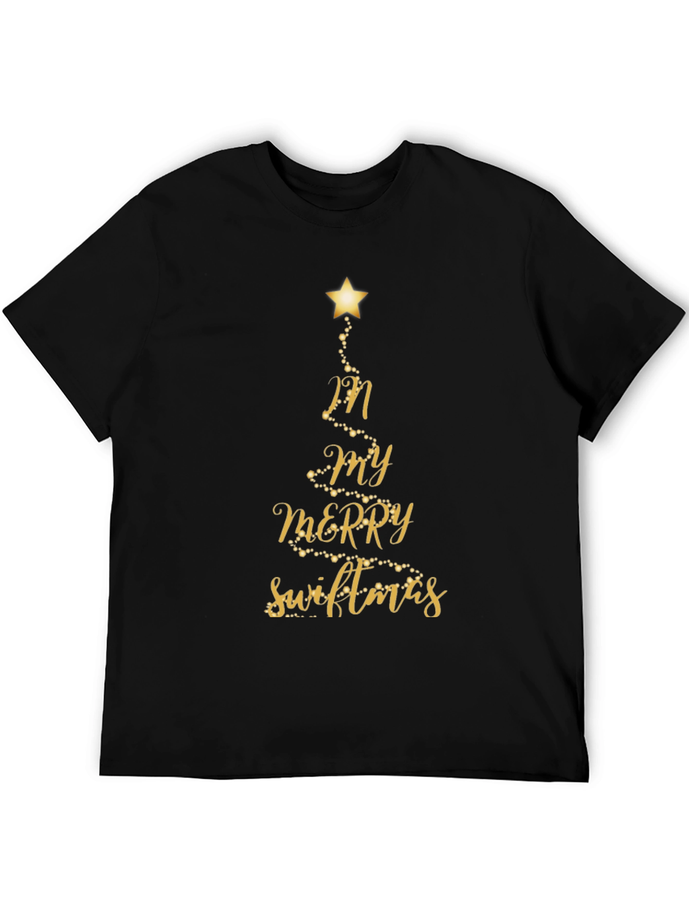 Merry Swiftmas Black T-Shirt
