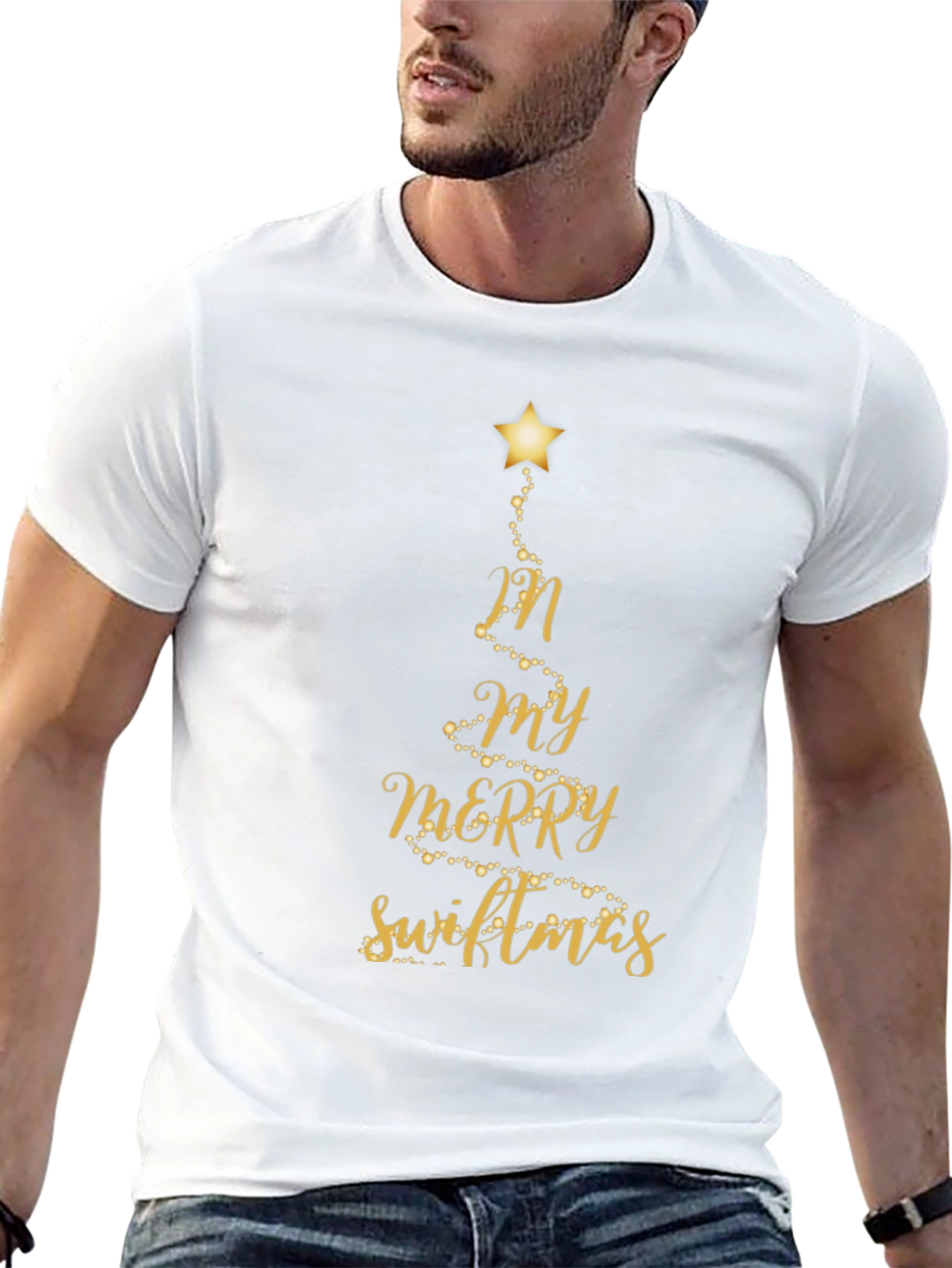 Merry Swiftmas Black T-Shirt