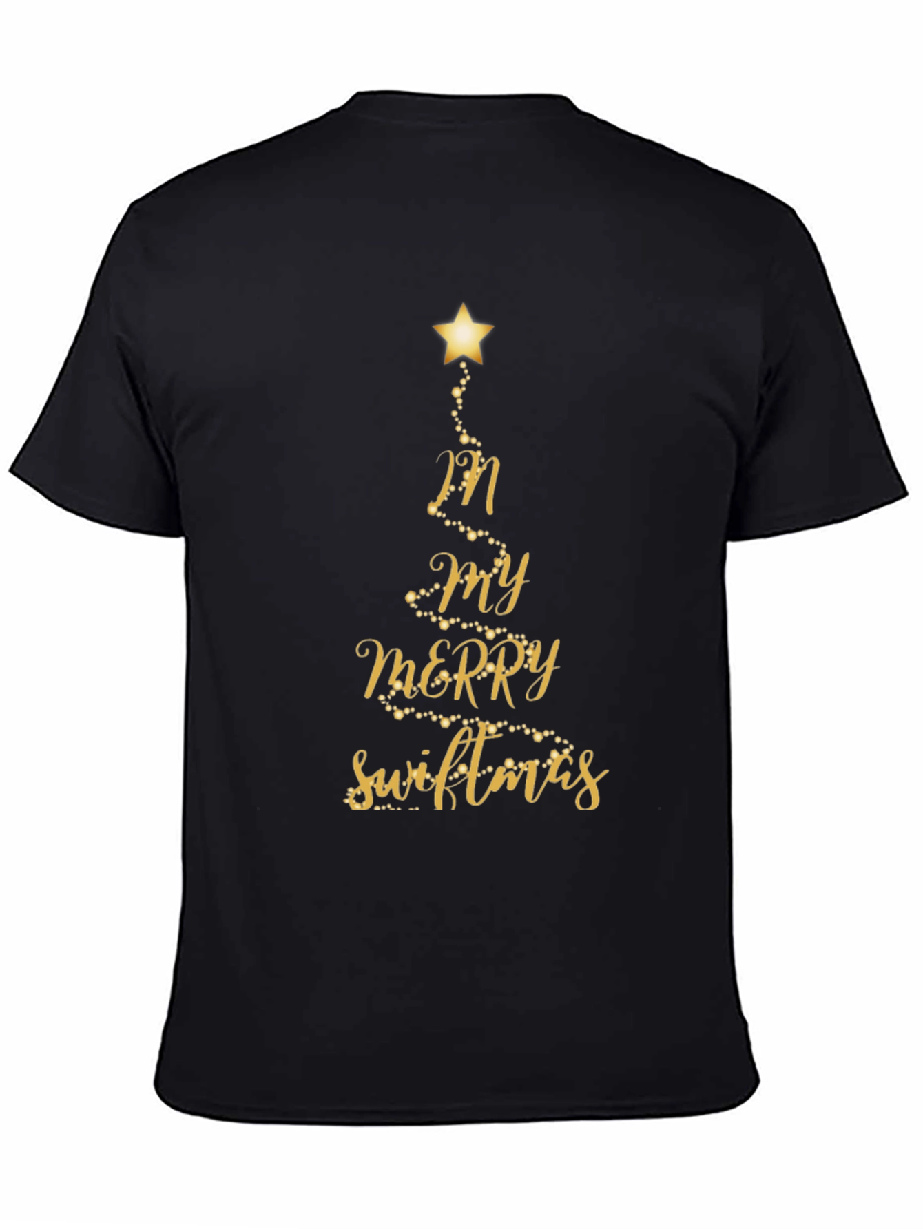 Merry Swiftmas Black T-Shirt