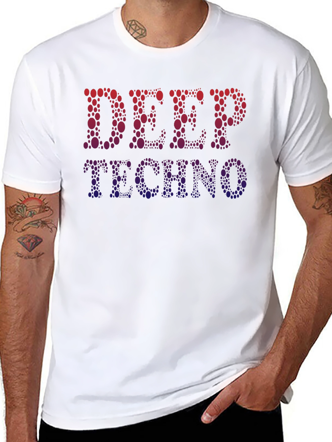 Deep Techno Graphic T-Shirt