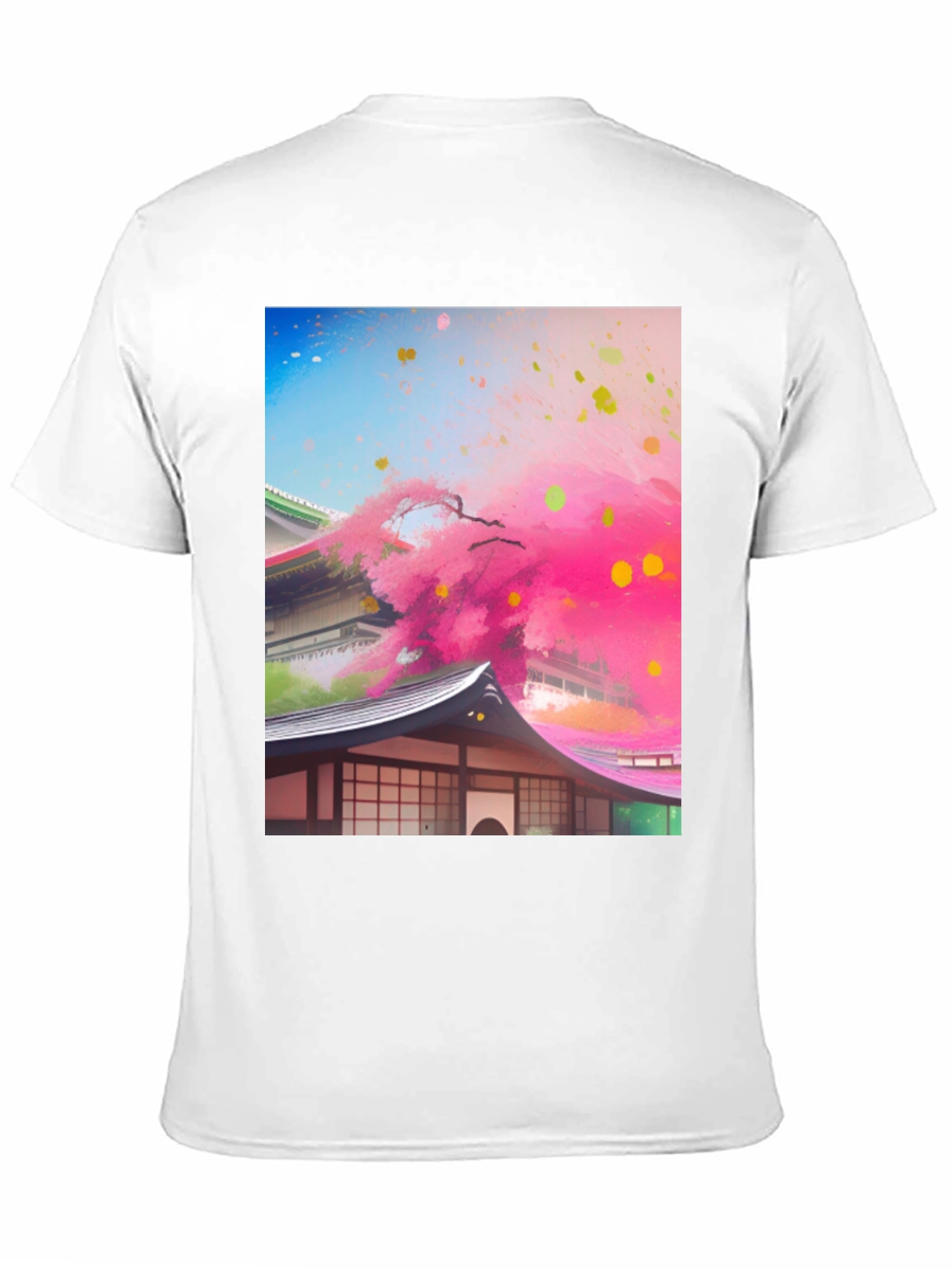 Japanese Blossom Tee - Artistic Design