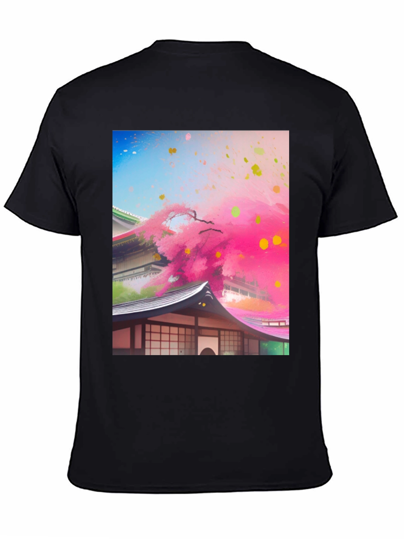 Japanese Blossom Tee - Artistic Design