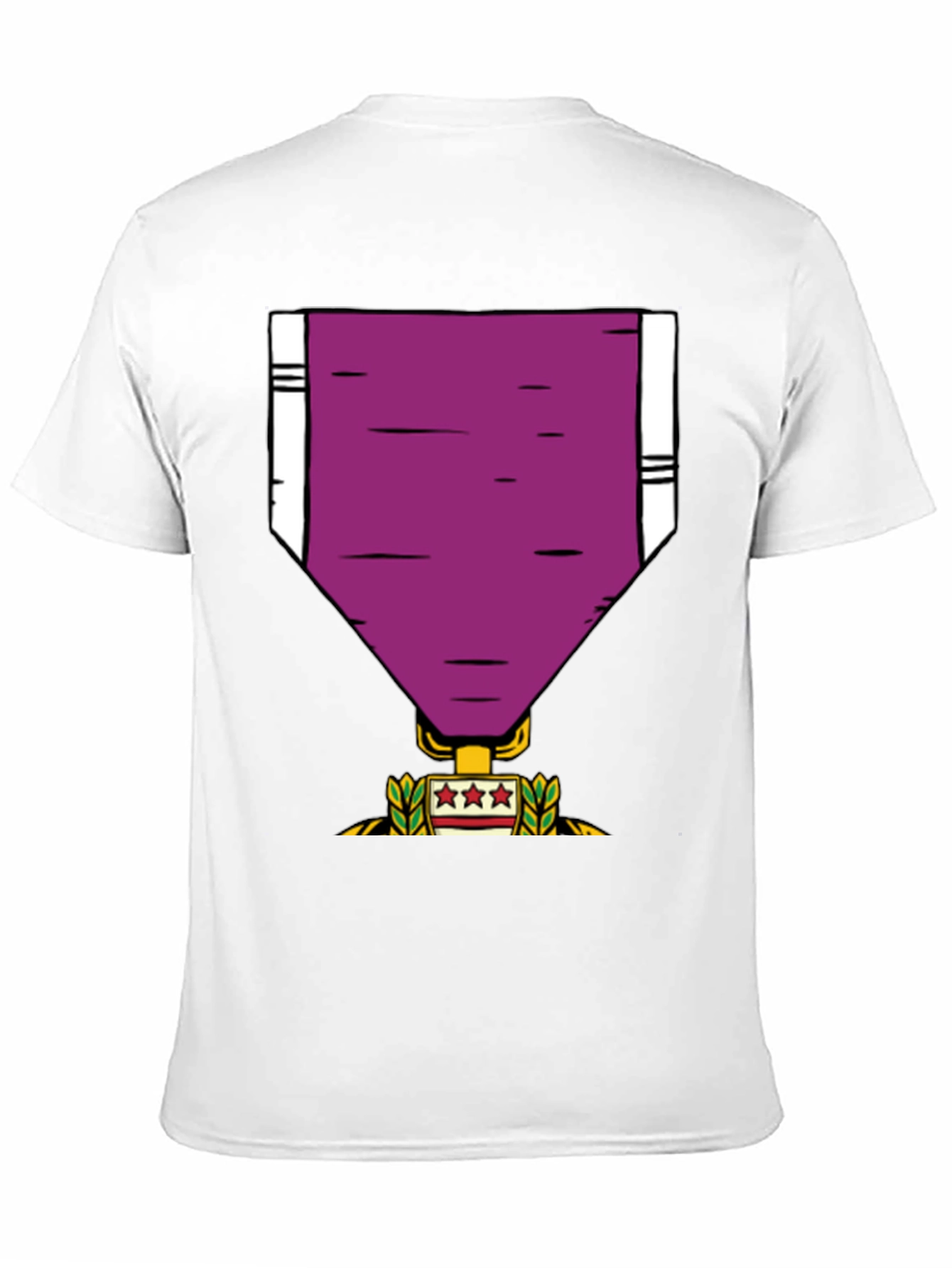 Purple Heart Medal Graphic Tee - Patriotic T-Shirt