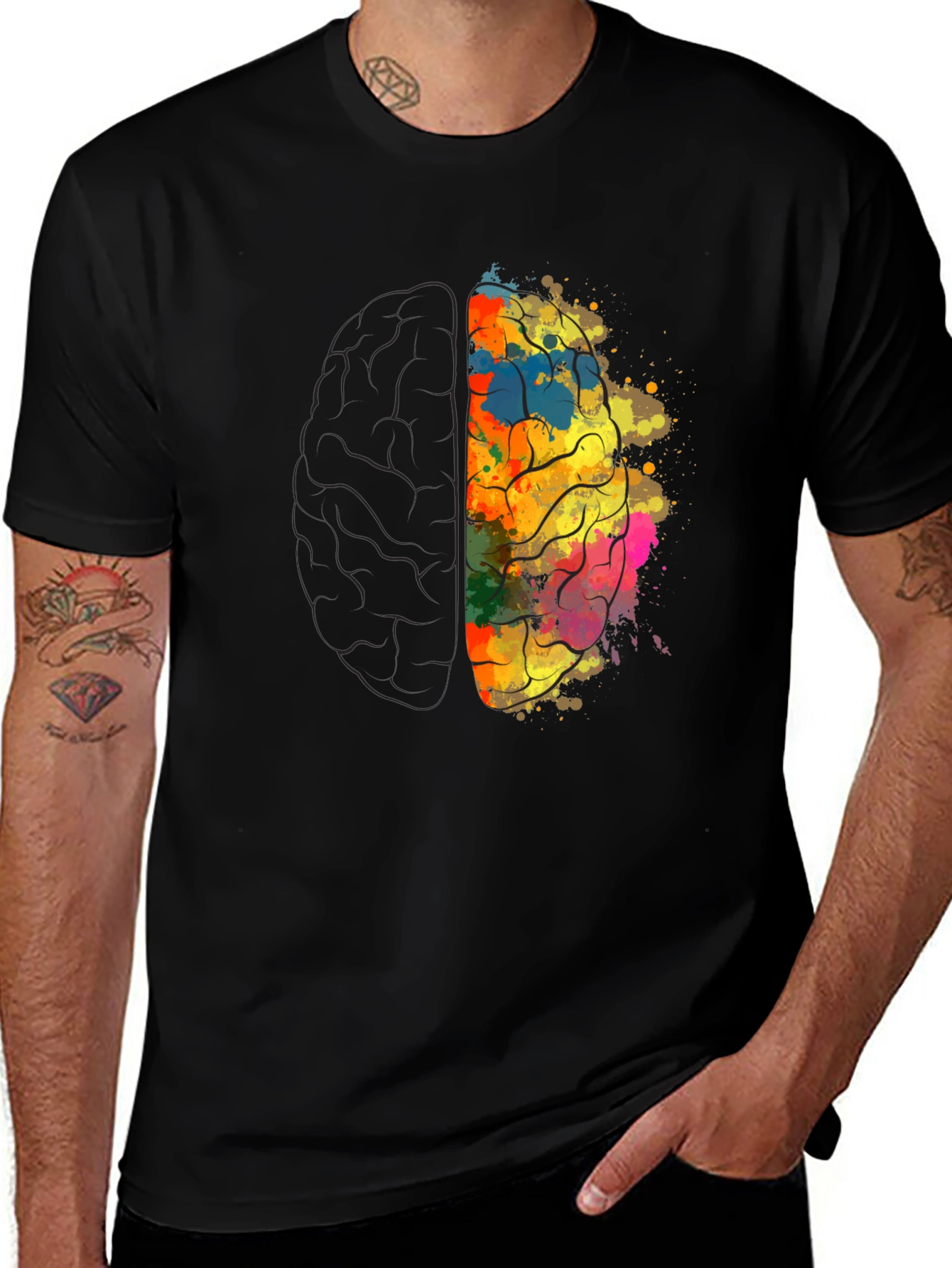 Brain Power Tee - Creative Mind T-Shirt