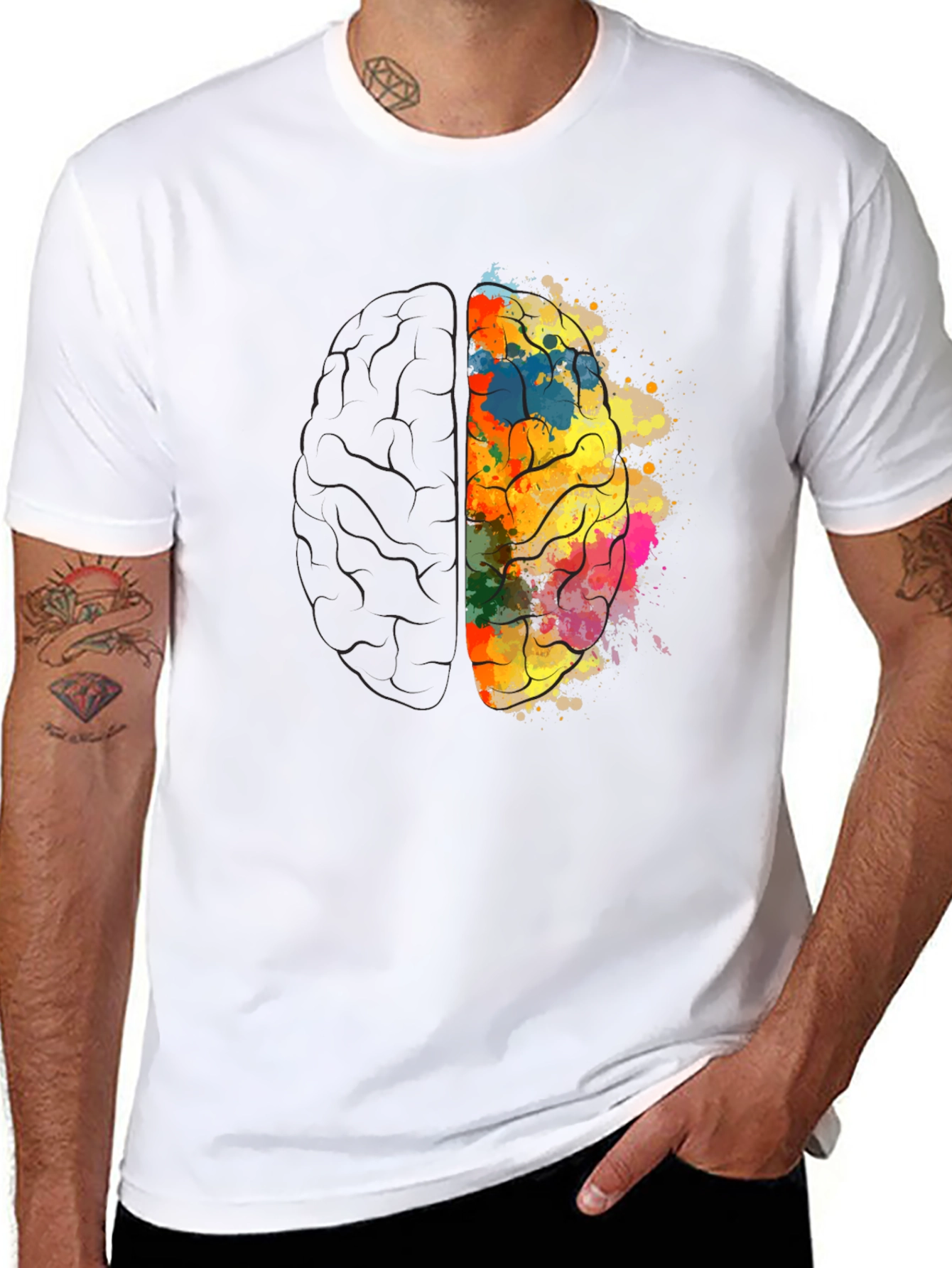 Brain Power Tee - Creative Mind T-Shirt