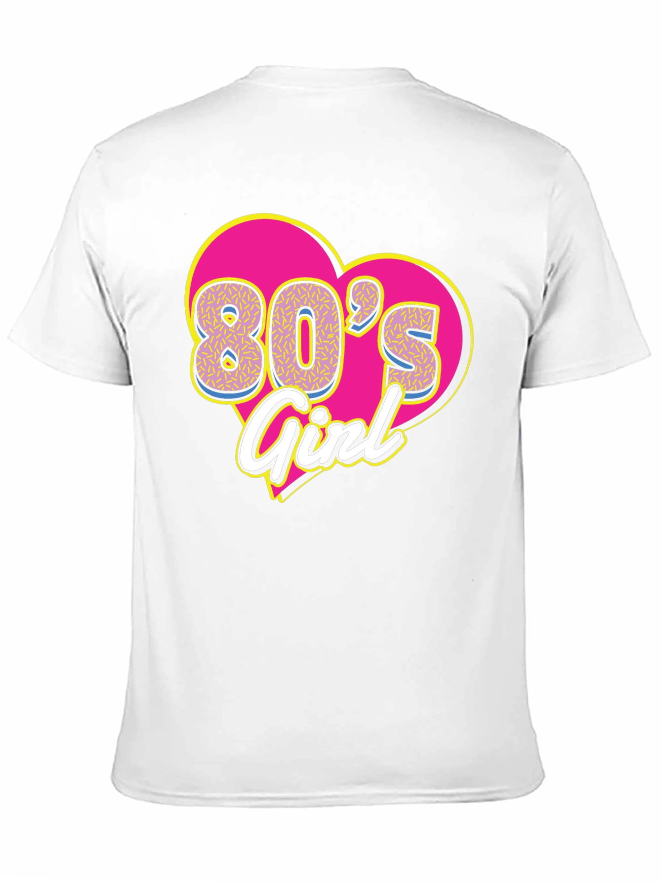 80s Girl Graphic Tee - Retro Style