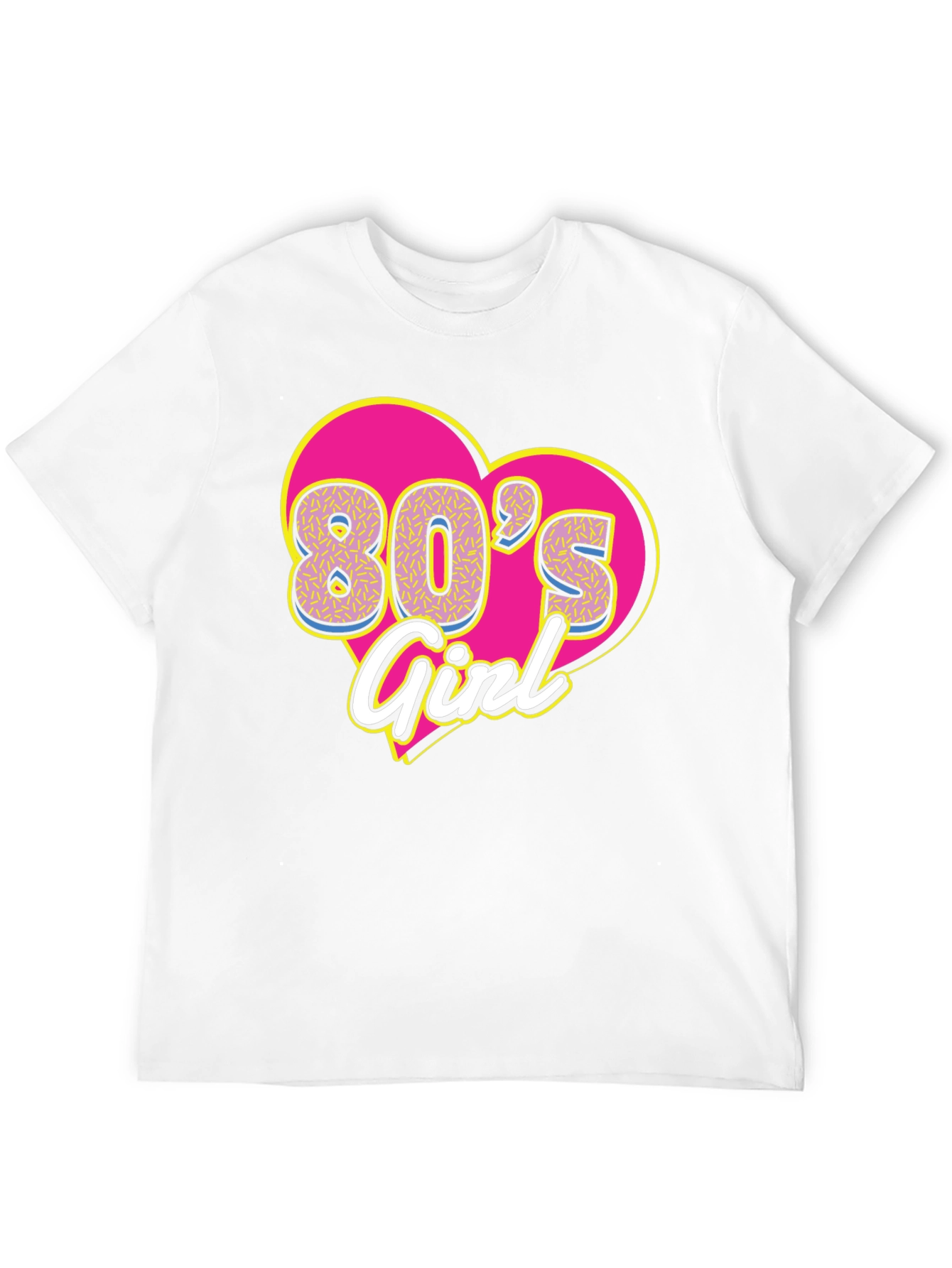 80s Girl Graphic Tee - Retro Style