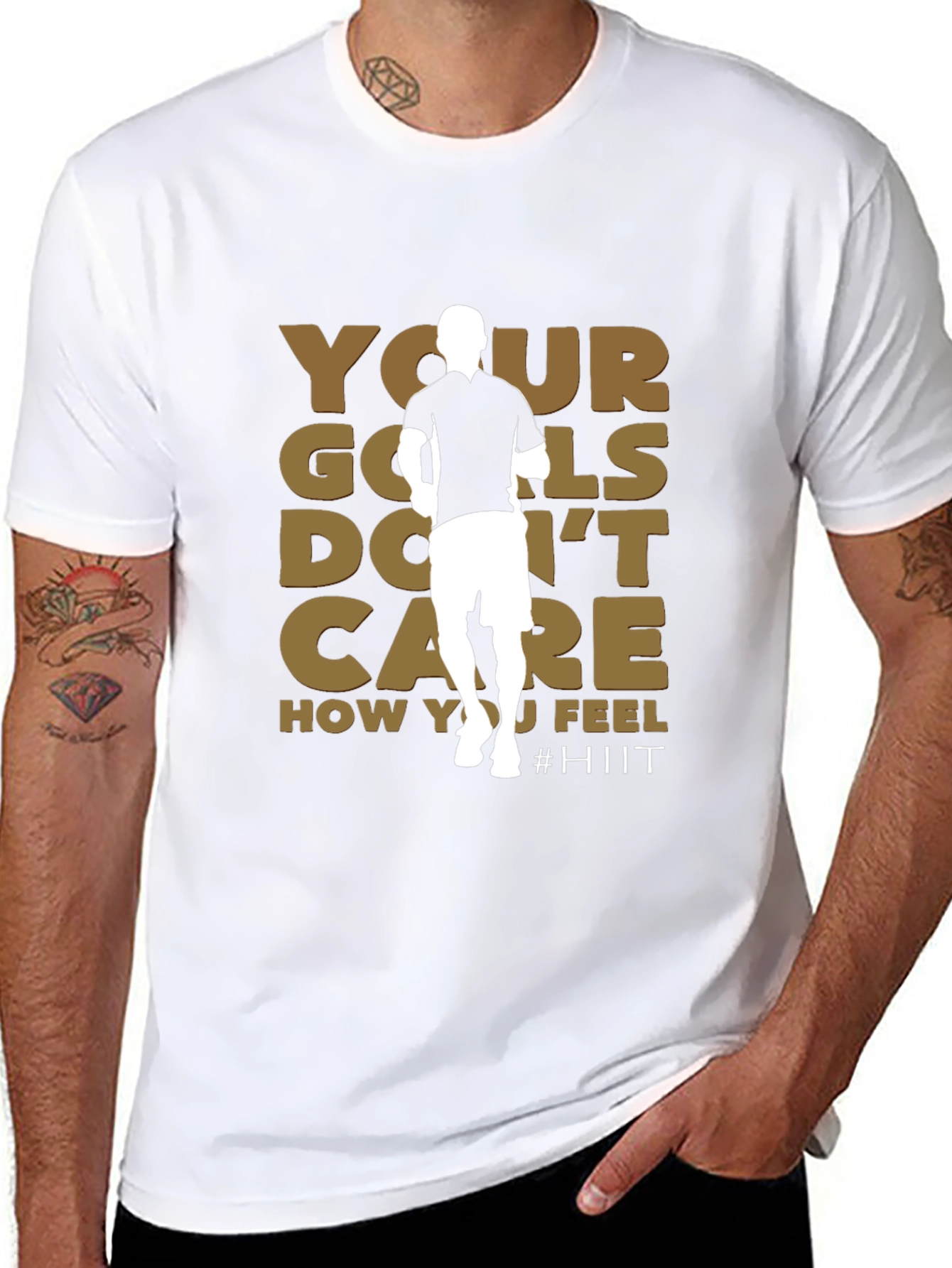 Motivational Workout T-Shirt - HIIT Training Apparel