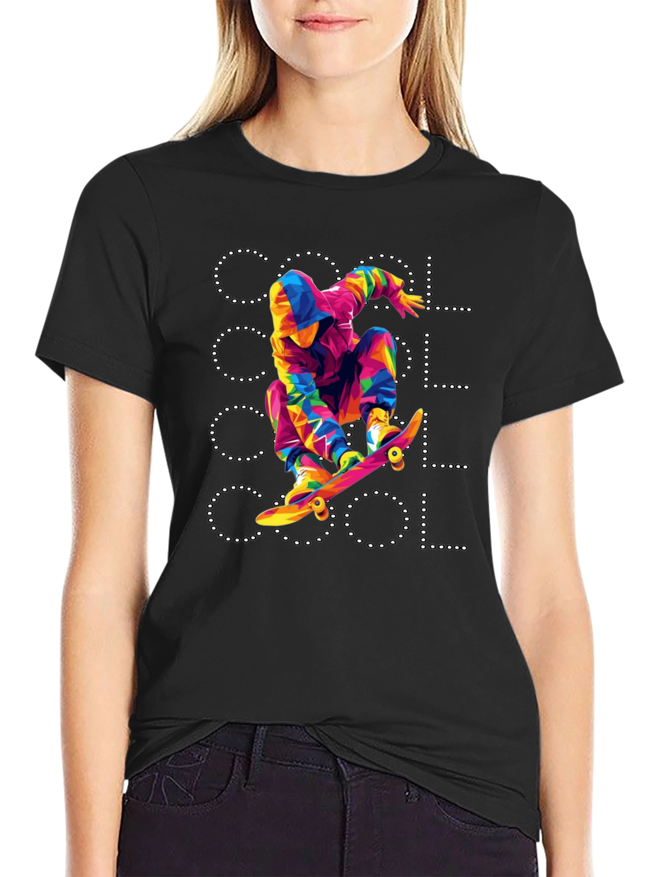 Cool Skateboarder Graphic T-Shirt