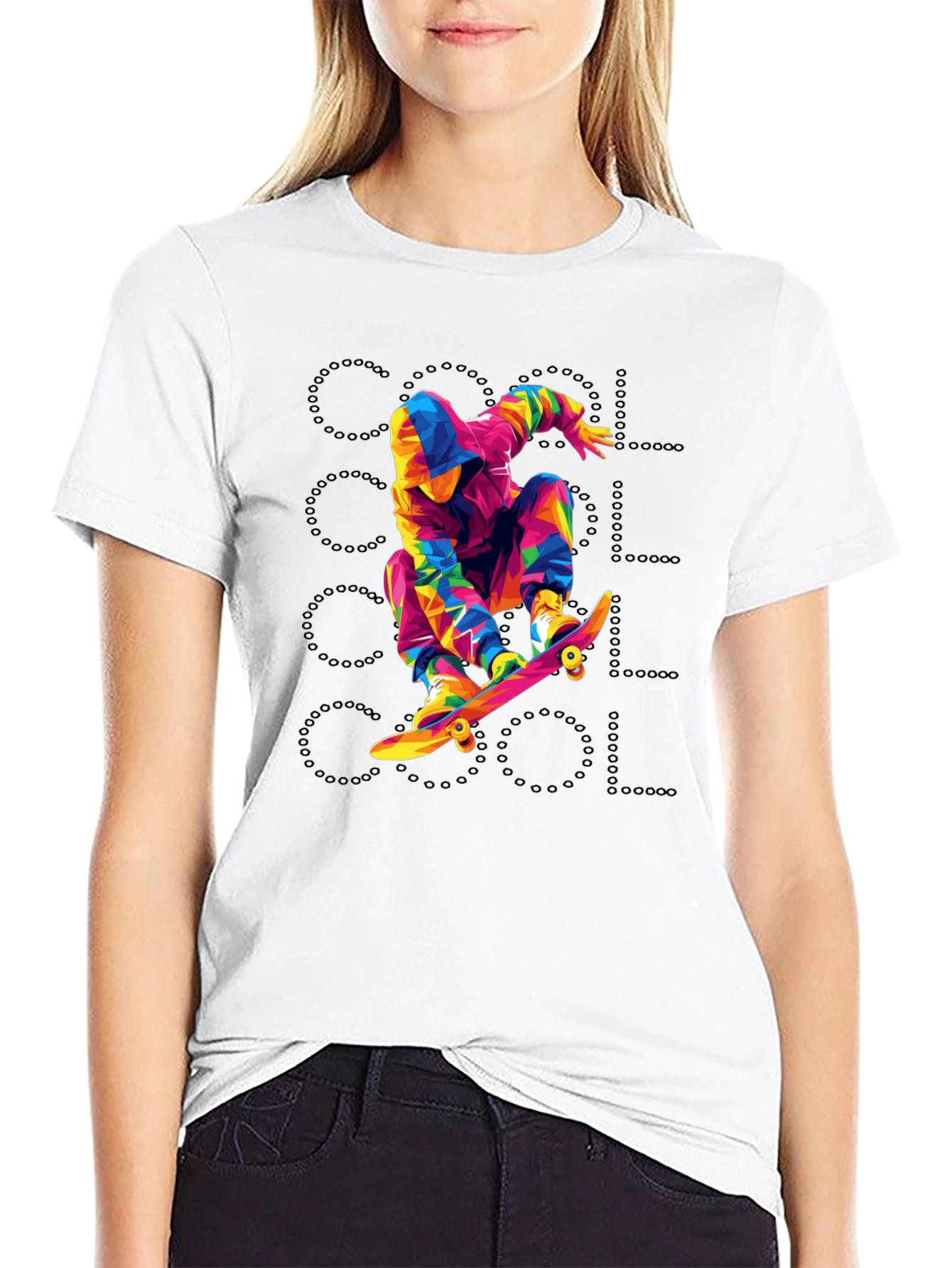 Cool Skateboarder Graphic T-Shirt