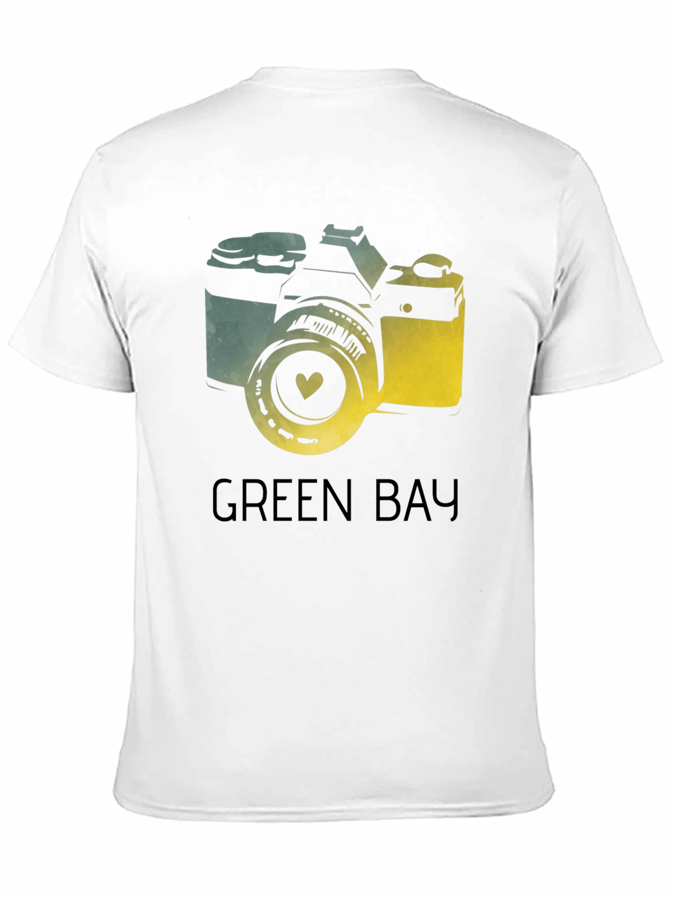 Green Bay Camera Graphic Tee - Black