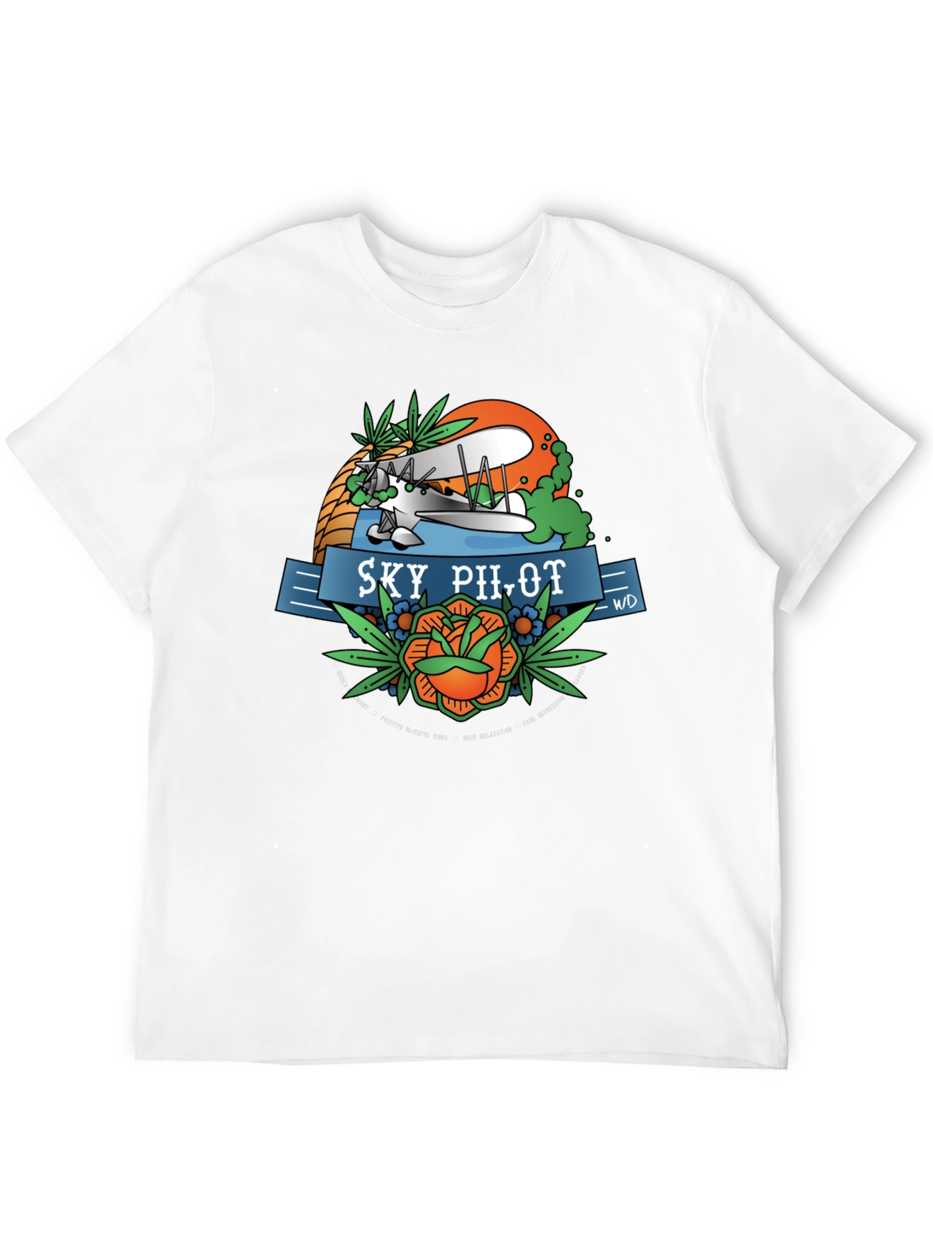 Sky Pilot Graphic Tee - Retro Aviation T-Shirt