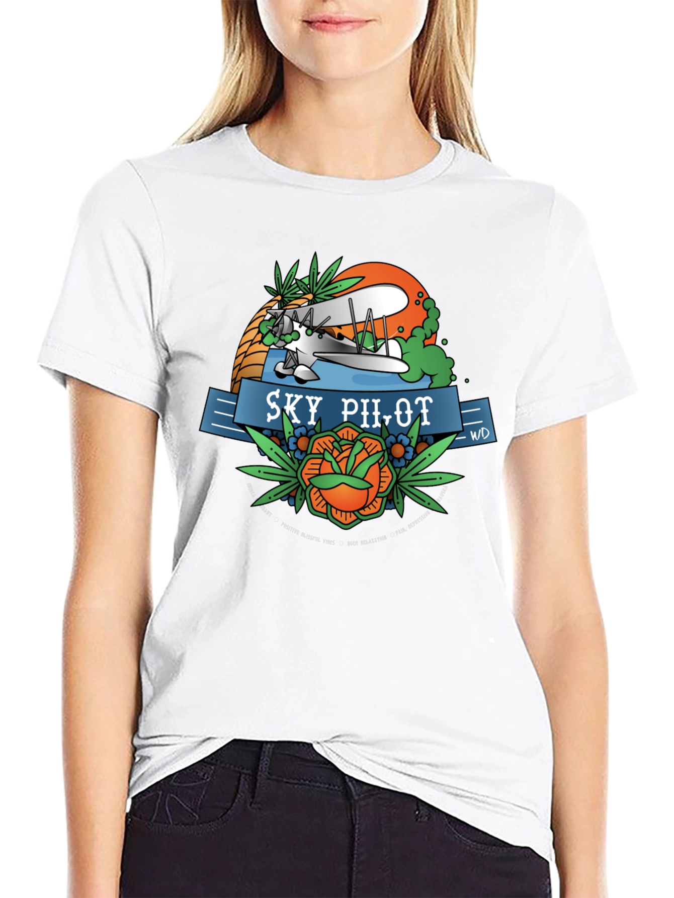 Sky Pilot Graphic Tee - Retro Aviation T-Shirt