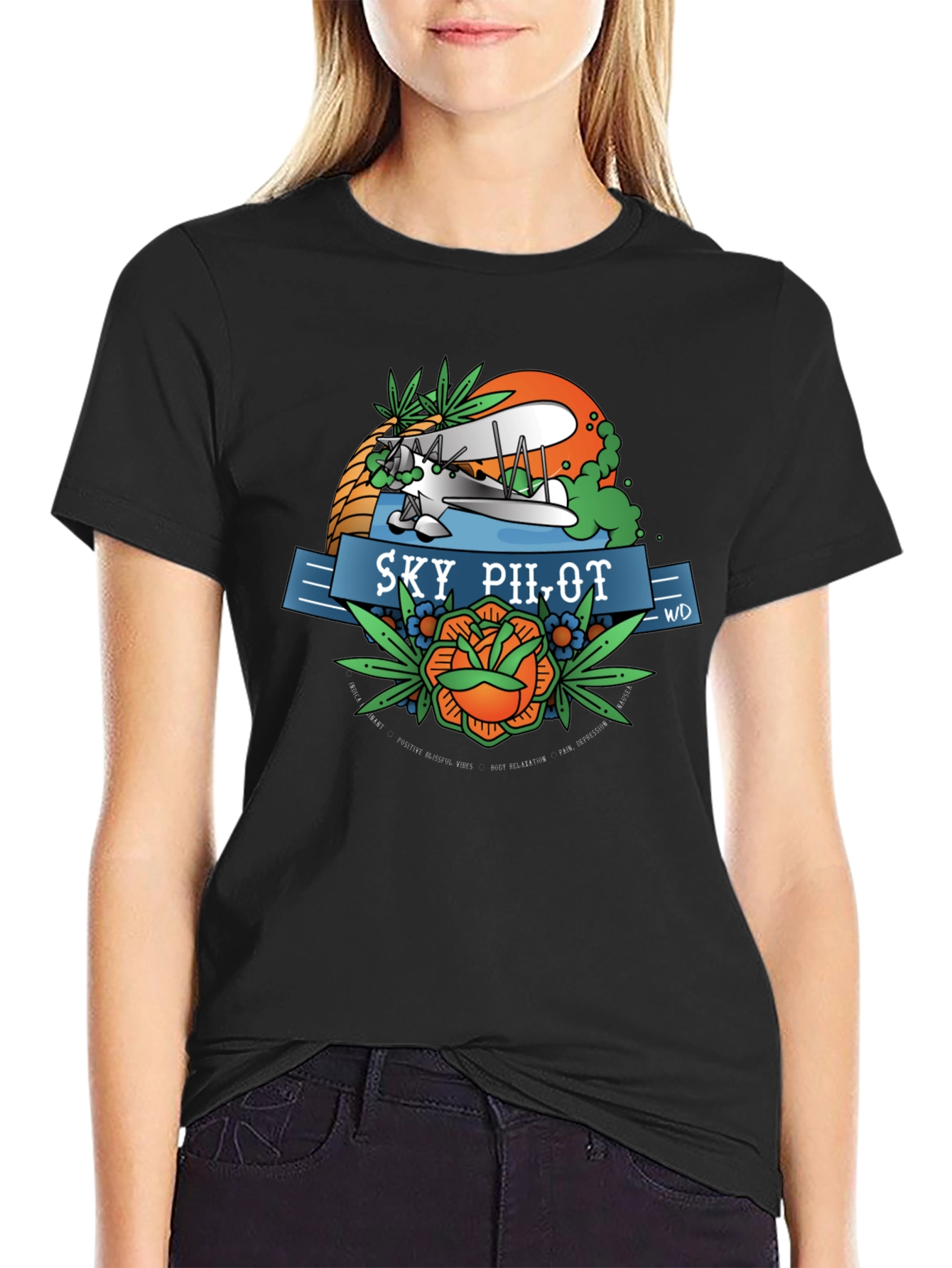 Sky Pilot Graphic Tee - Retro Aviation T-Shirt
