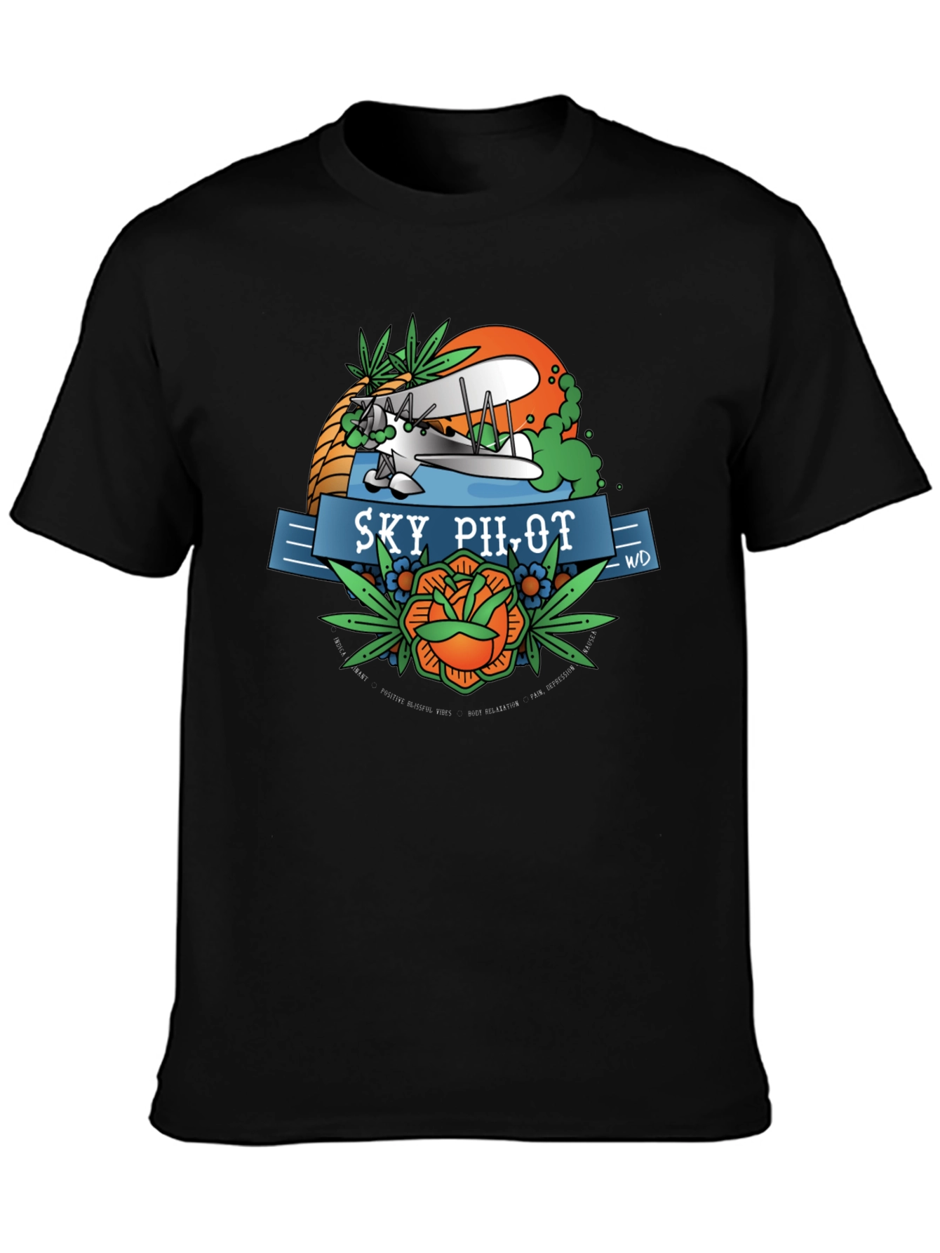 Sky Pilot Graphic Tee - Retro Aviation T-Shirt