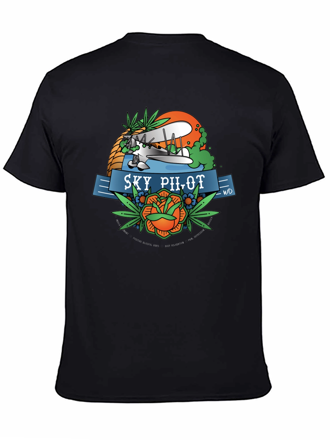 Sky Pilot Graphic Tee - Retro Aviation T-Shirt