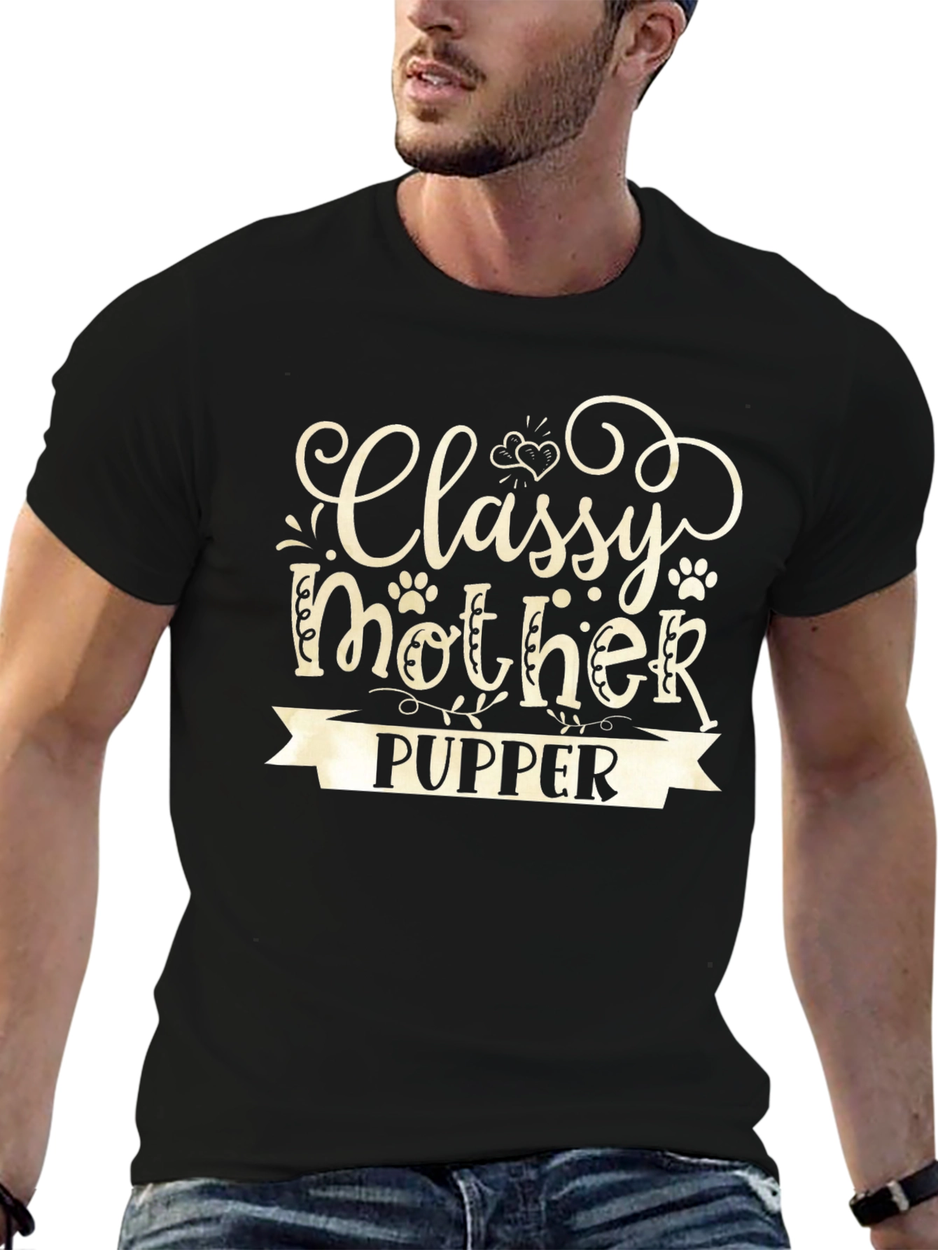 Classy Mother Pupper T-Shirt - Dog Lover Tee