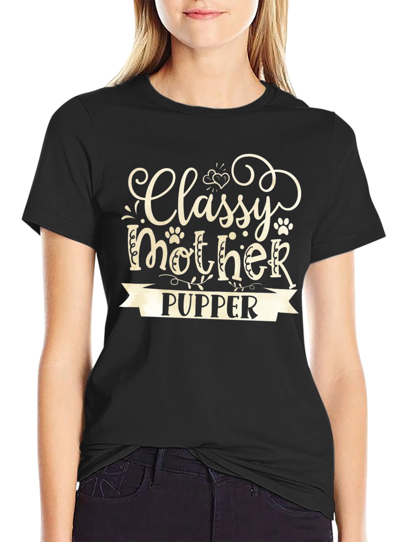Classy Mother Pupper T-Shirt - Dog Lover Tee
