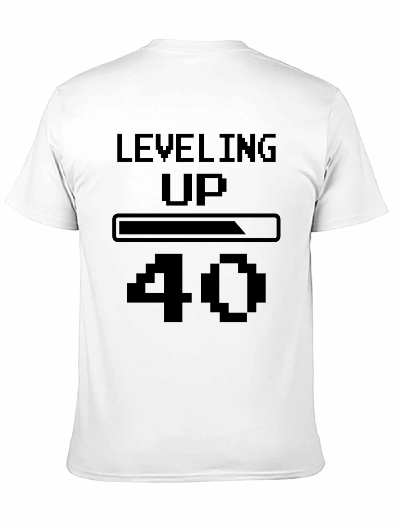 Leveling Up 40 Black T-Shirt